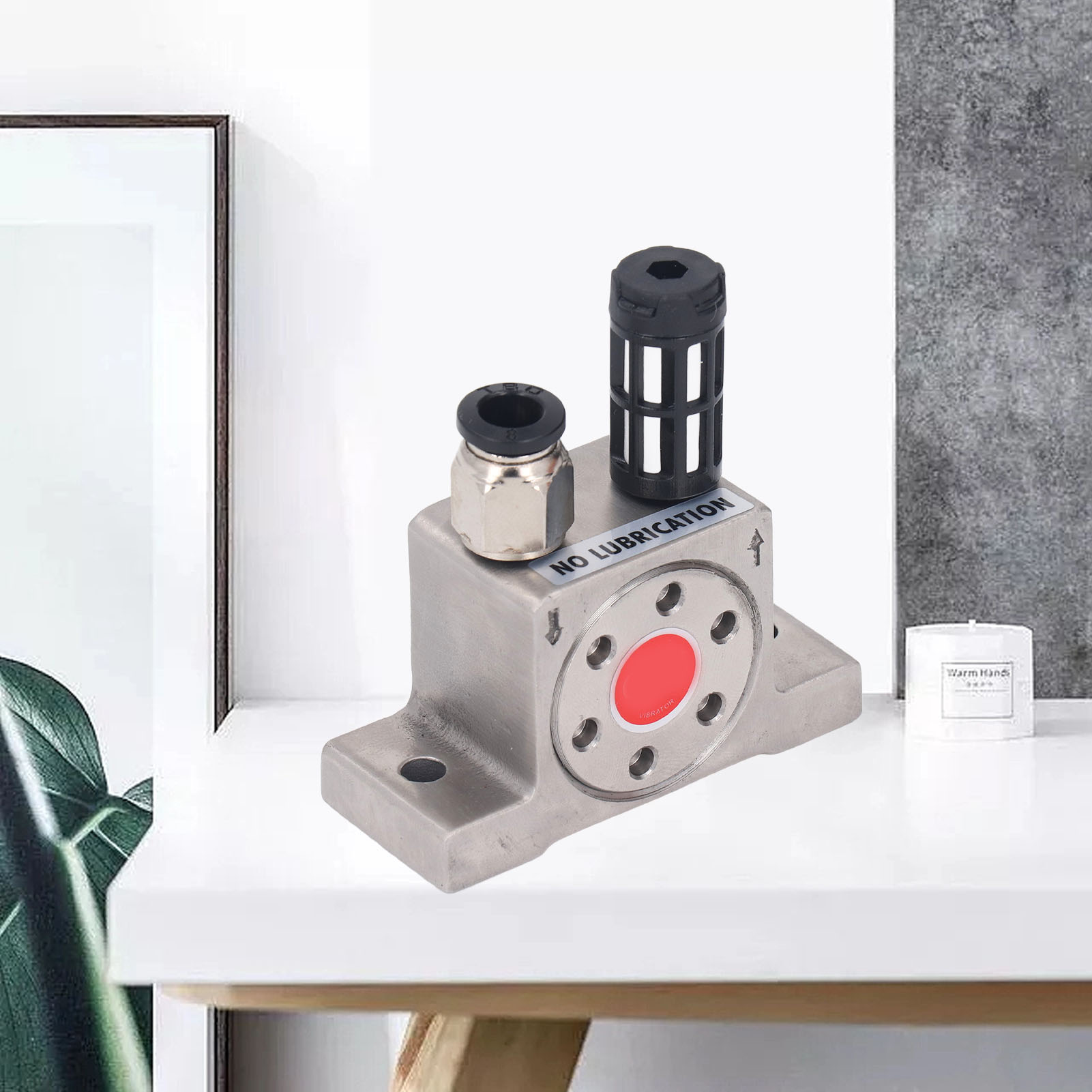 Pneumatischer Vibrator Mit Oszillierender Turbine Aus Edelstahl, Gt4 G1/8 Ein-/auslassgewinde, Industrieller Oszillierender Kugelförderer