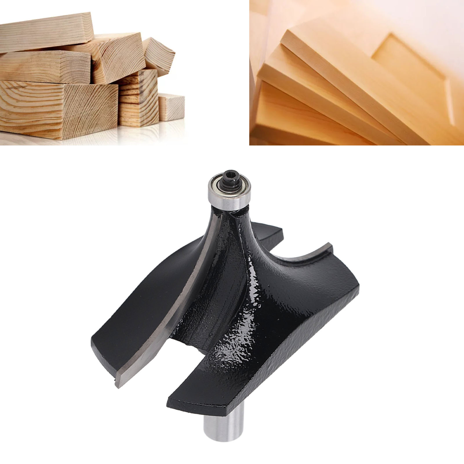 1/2-zoll-rundeckenfräser, Holzfräser, Anreißfräser, Zierfräser, Schnitzfräser. Verwendetes Werkzeug: 1/2 X 3 - 1/2