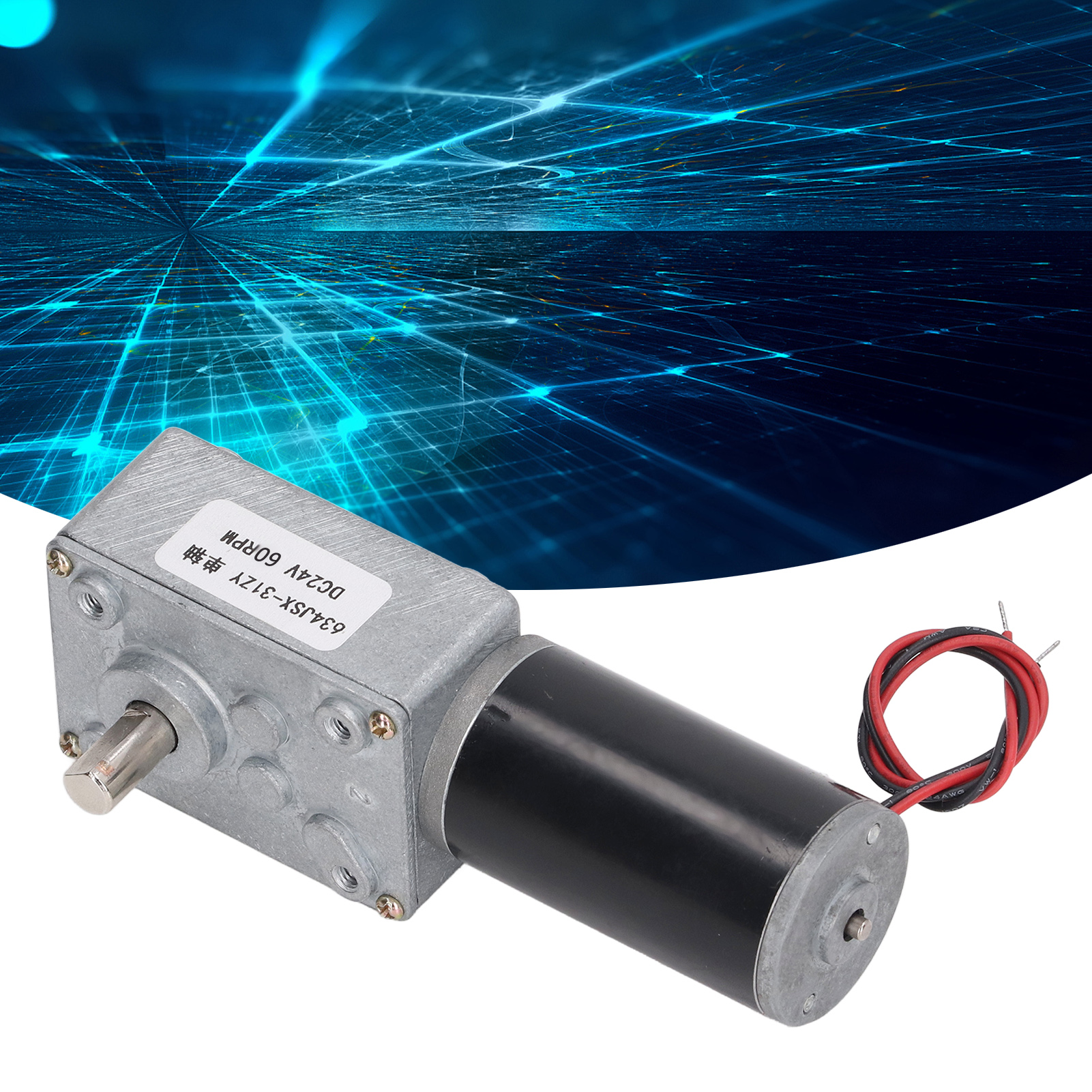 634jsx-31zy Getriebe-gleichstrommotor, 24 V Dc, Einwellenmotor, 60 U/min