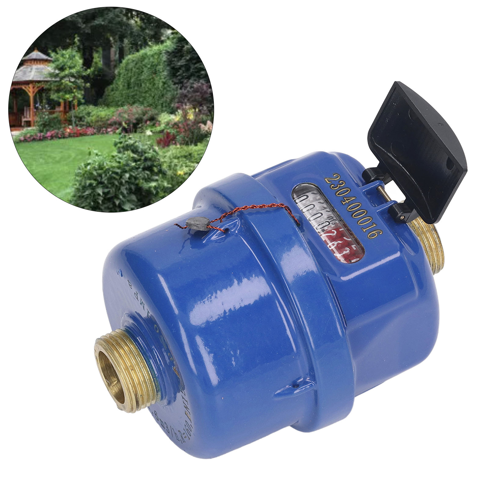 Dn15 1/2'' Drehkolben-volumenzähler Für Kaltwasser Zur Verwendung In Garten Und Haushalt