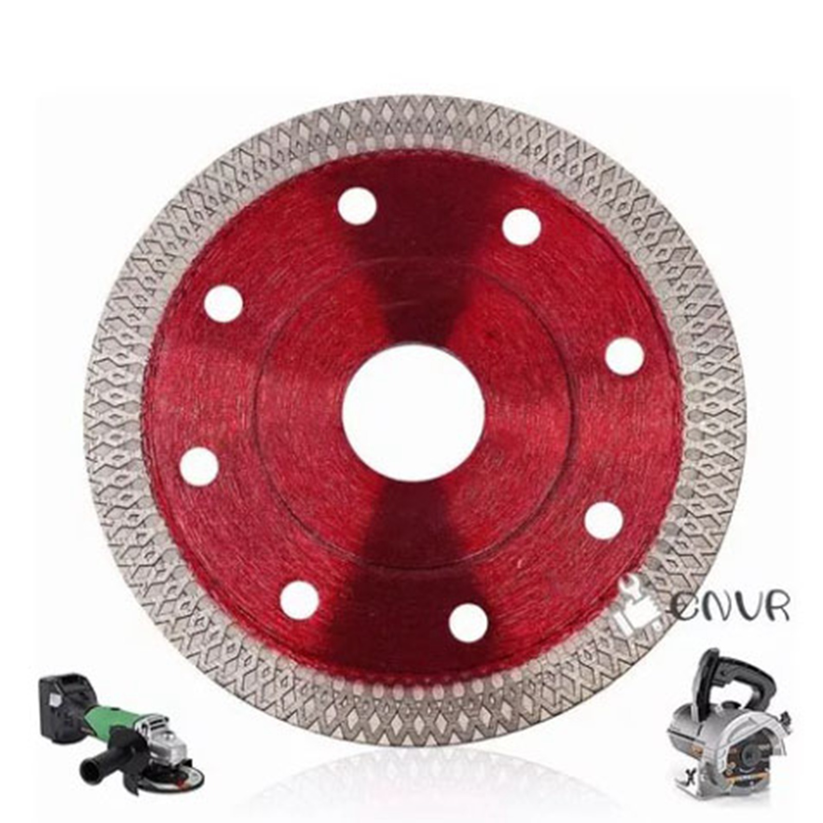 Ultradünnes X-förmiges Keramiksägeblatt, Diamantbeschichtet, Heißgepresst, 115 Mm X 10 Mm (4,5 Zoll).