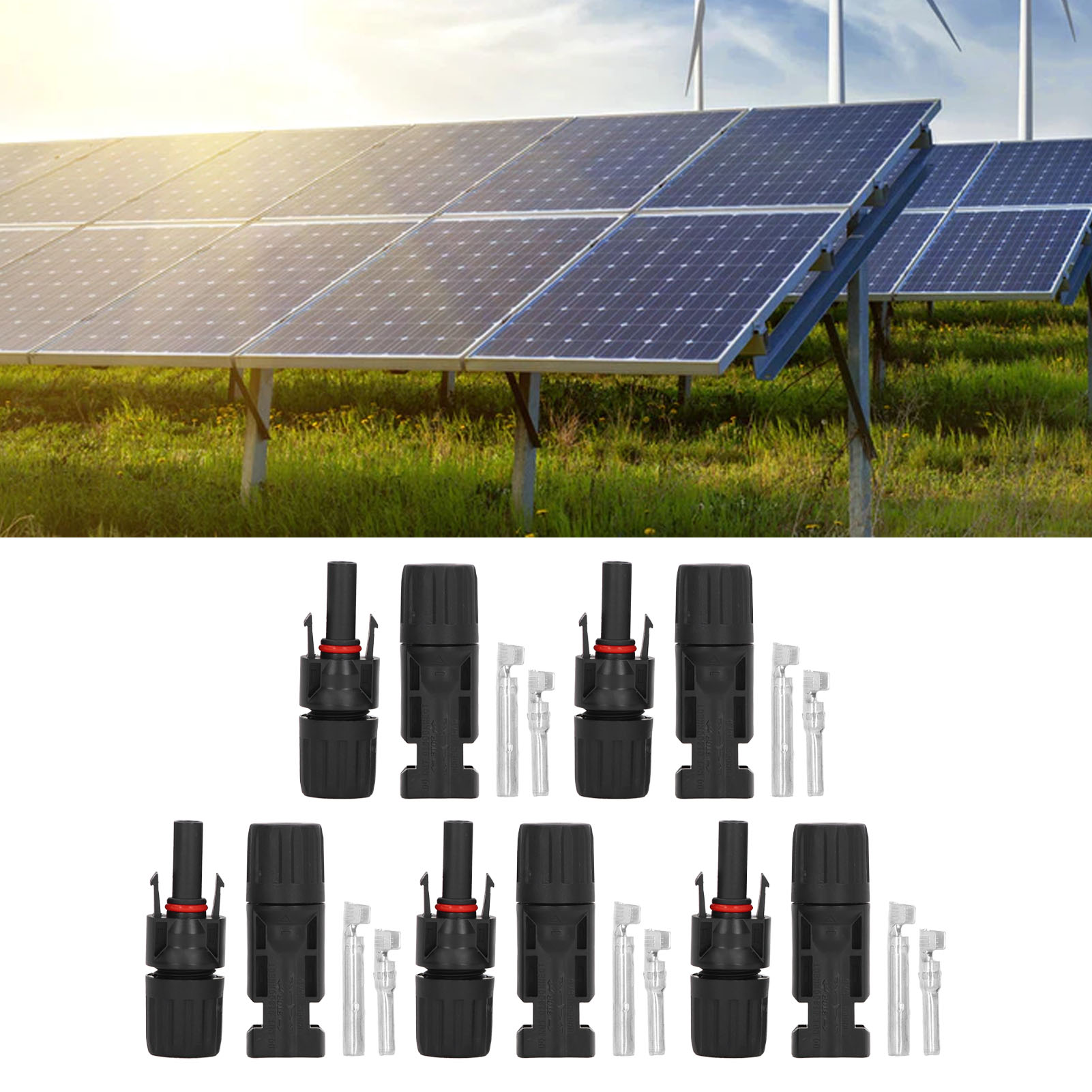 Kabelverbinder Für 1000-v-gleichstrom-solarpanel, Ip67, 30 A
