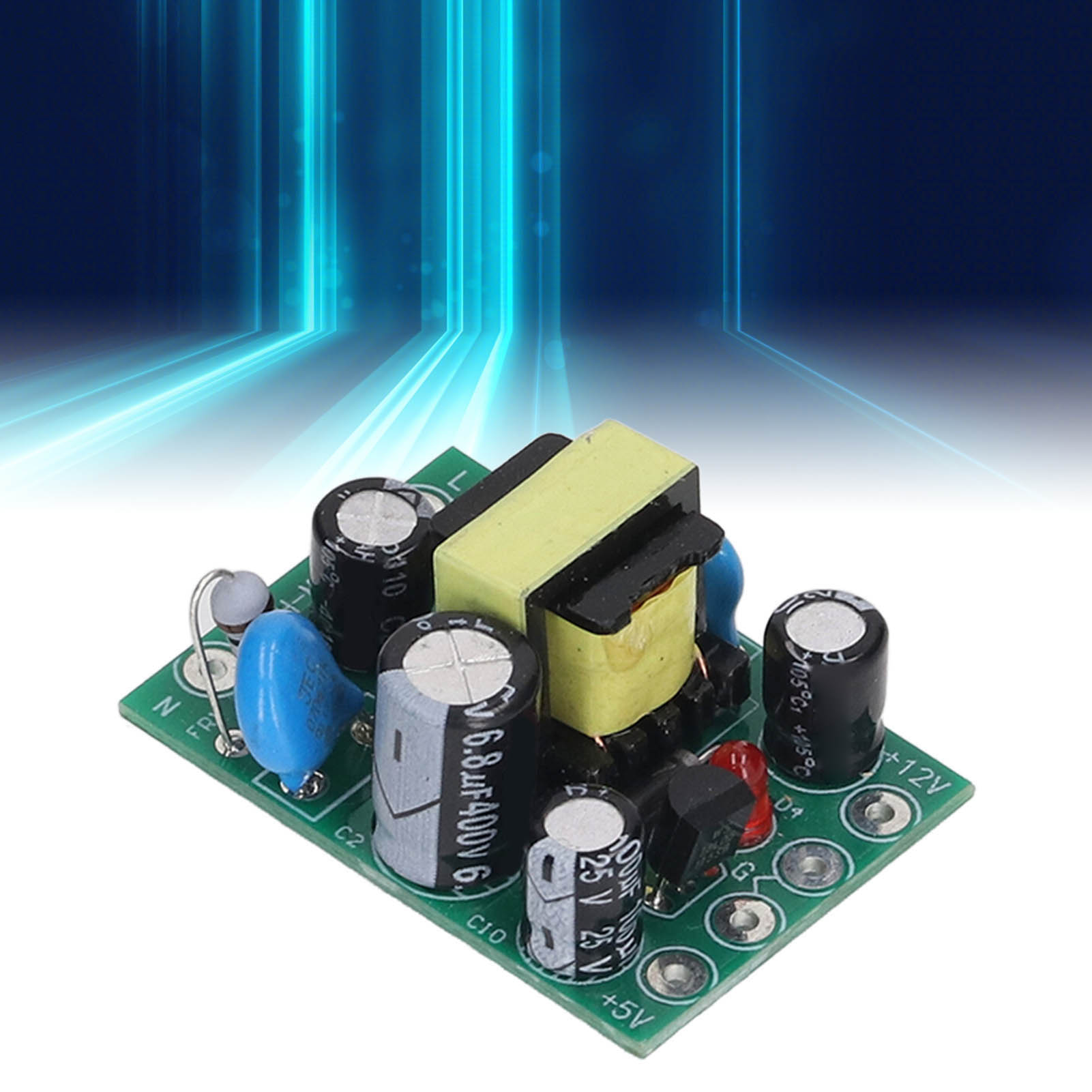 Xh-m299 Schaltnetzteilmodul, Ac/dc-isolierte Leiterplatte, 110–240 V Eingang, 12 V 0,5 A +5 V Ausgang
