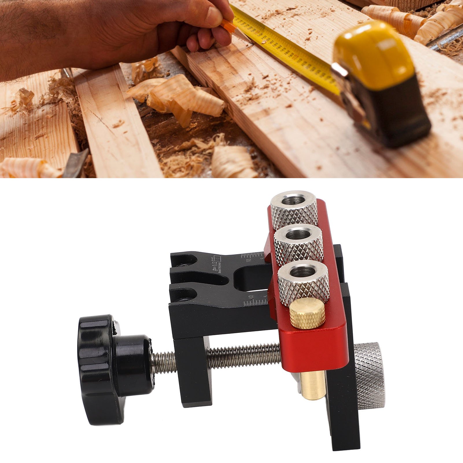 Neues 3-in-1-werkzeug Für Dübel, Holzbearbeitungswerkzeug, Möbelbohrer, Dübelbohrer