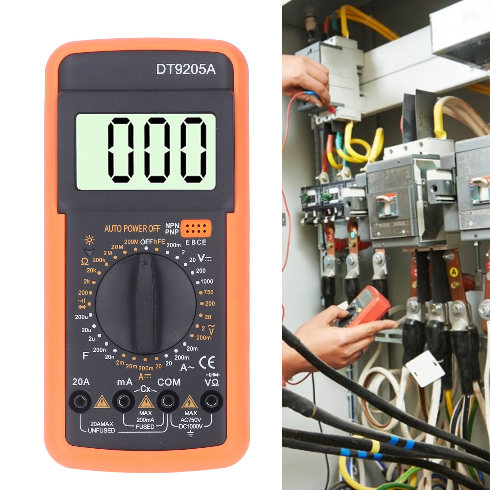 Dt9205a Hochpräzises Intelligentes Digitales Multimeter