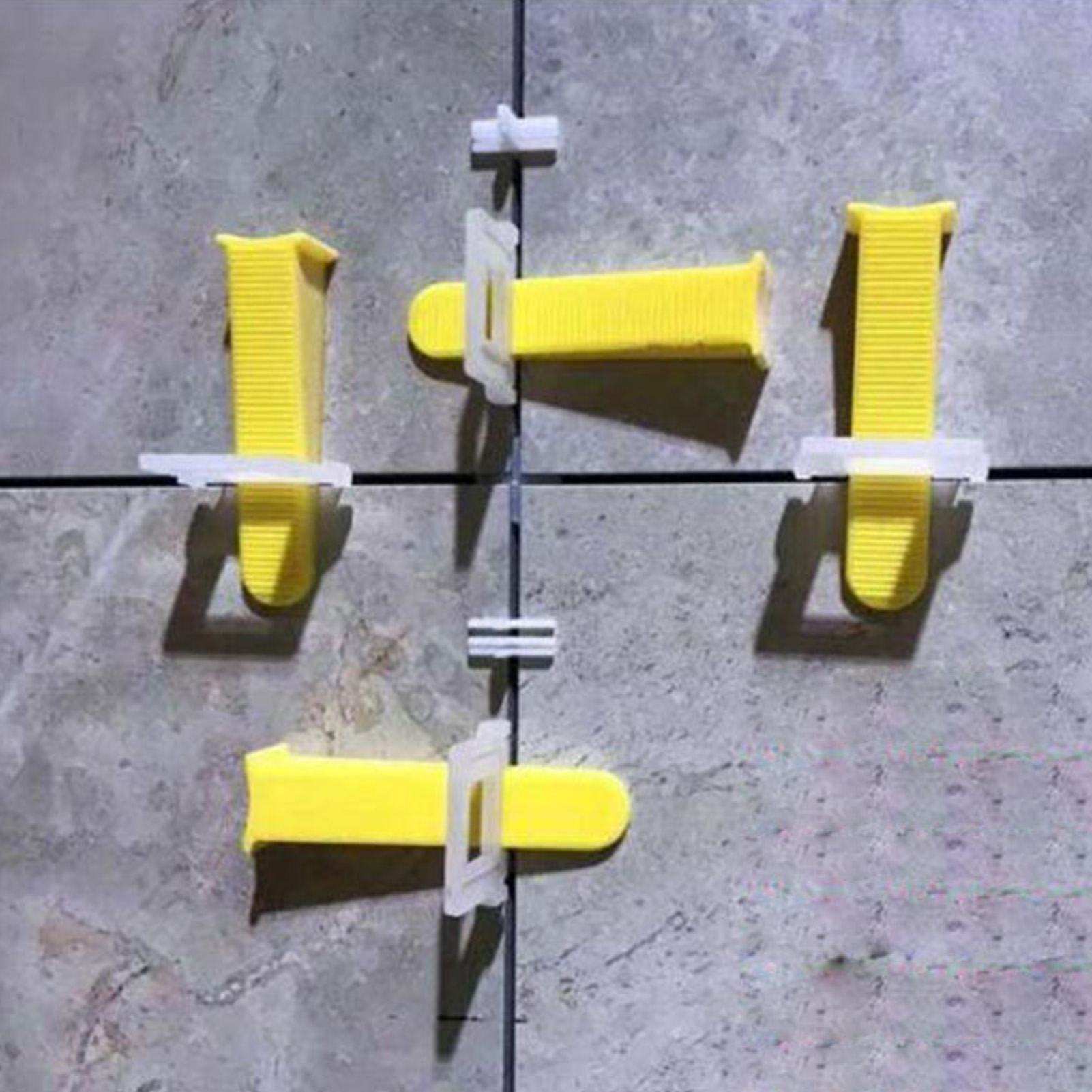 Fliesenverlege- Und -ausgleichswerkzeug, Hilfsmittel Zum Verlegen Von Wand- Und Bodenfliesen, 1,5 Mm Basis / 100 Stück
