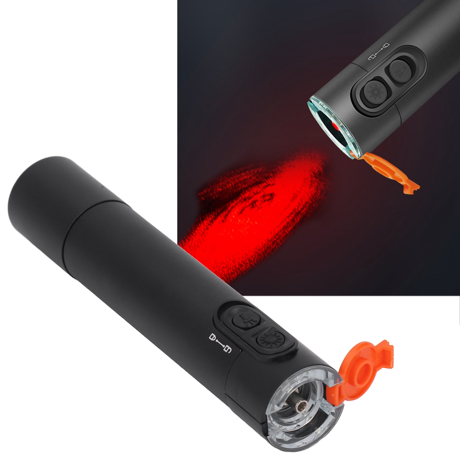 Wiederaufladbarer Rotlichtstift Mit 5v-rotlichtquelle Und 20mw-lichtwellenleiter-testfunktion.