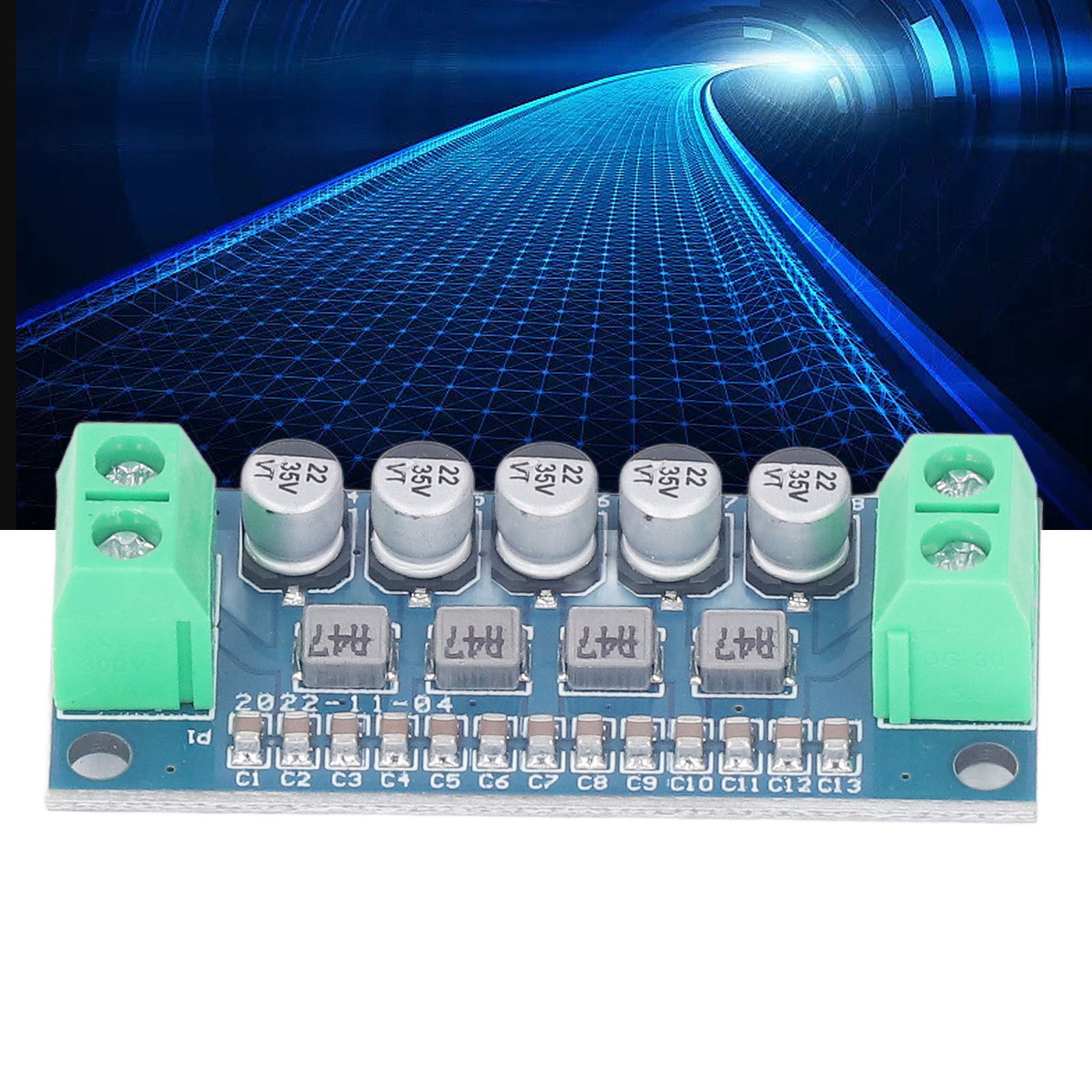 Dc 0-35v Netzteil-filtermodul, Tiefpassfilter, Spannungsreglermodul Zur Reduzierung Der Restwelligkeit, Hochstrom 0-5a Geeignet Für Netzteile Mit Hoher Restwelligkeit.