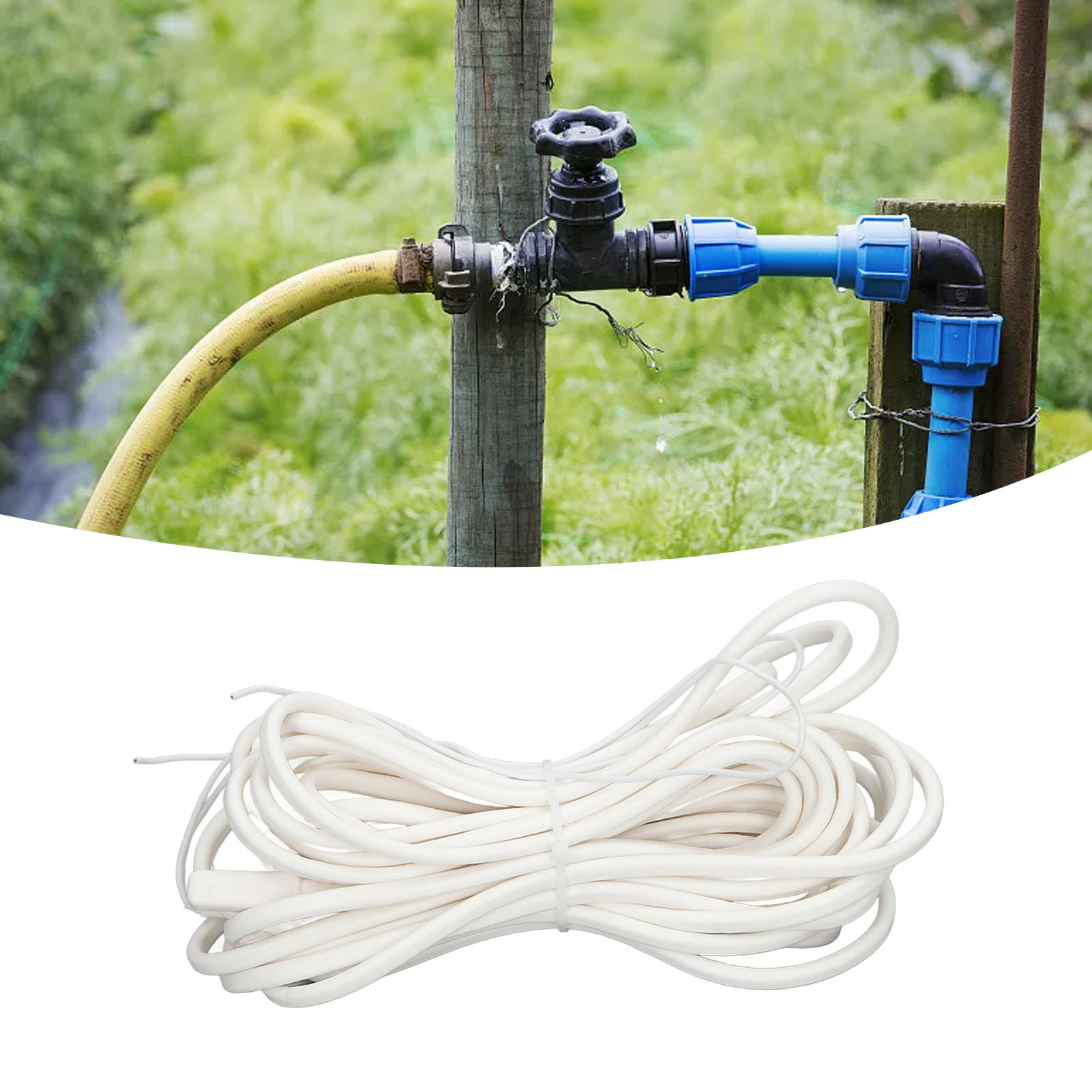 Kühlraum-ablaufrohr Typ 586000, Abtauheizdraht, Heizplatte, Wärmetauscher, 6 M Silikon-bodenheizstreifen, Wasserdichtes Und Frostsicheres Heizkabel, Ac220v 240w