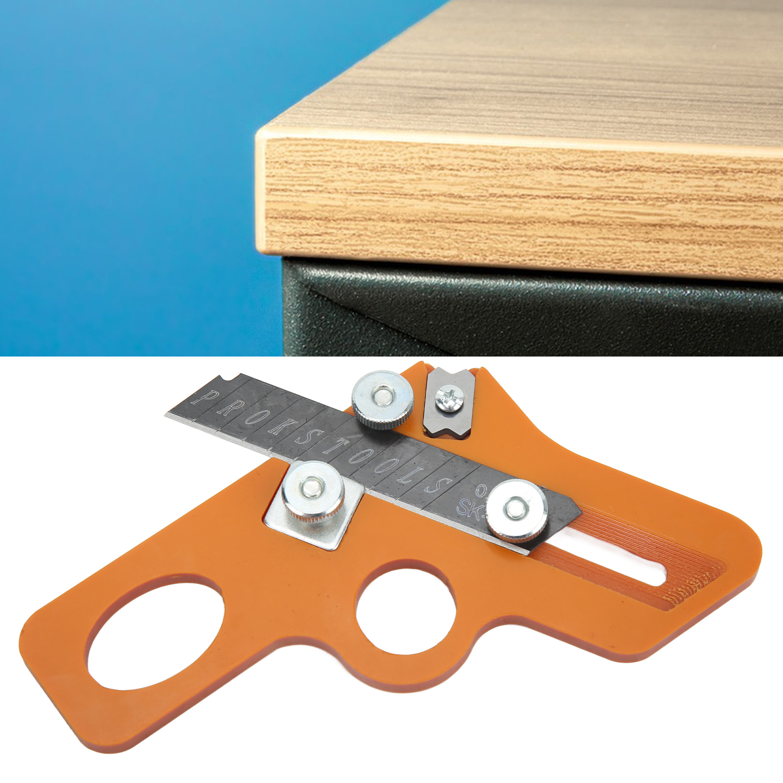 6-mm-handkantenanleimgerät Für Die Holzbearbeitung, Für Unlackierte Platten, Schaber Und Kantenanleimgerät Für Dickes Pvc (doppelverwendung)
