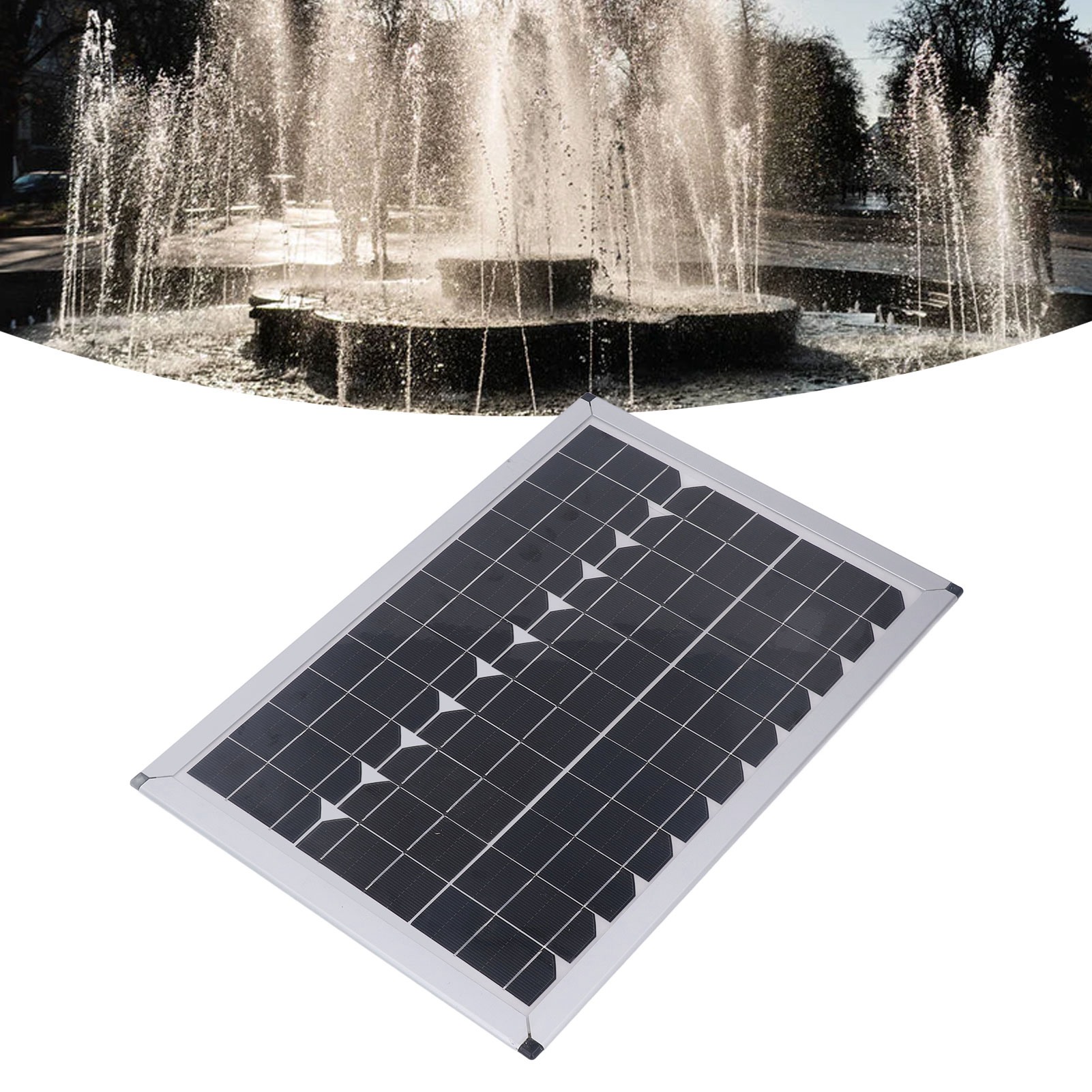 Geräuscharme 20-w-solar-tauchbrunnenpumpe, 12 V