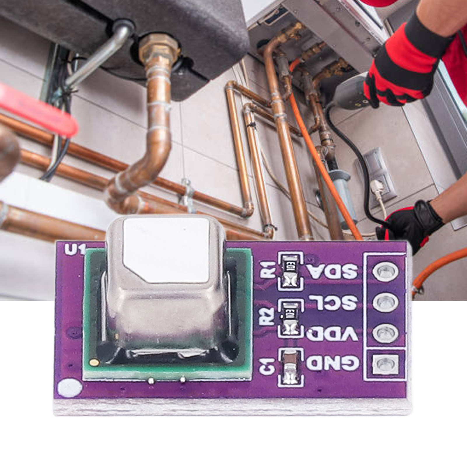 Scd40 Co2-detektionsmodul (400–2000 Ppm) Mit Temperatur- Und Feuchtigkeitsmessung Sowie I2c-kommunikation