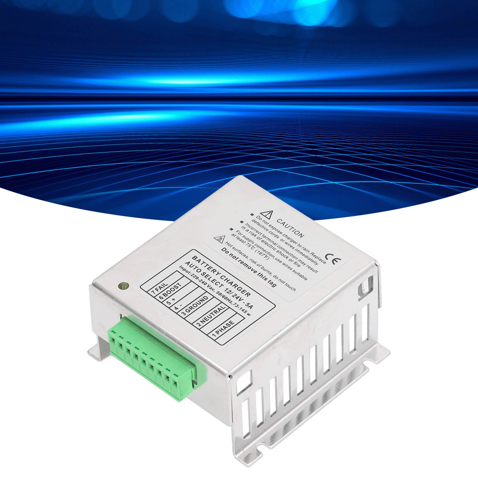 Automatisches Batterieladegerät Bc5a Für 5a Dieselgeneratoren, Ersatzteile, Eingebaute Automatische Umschaltung 12v/24v, 220-240v Ac.