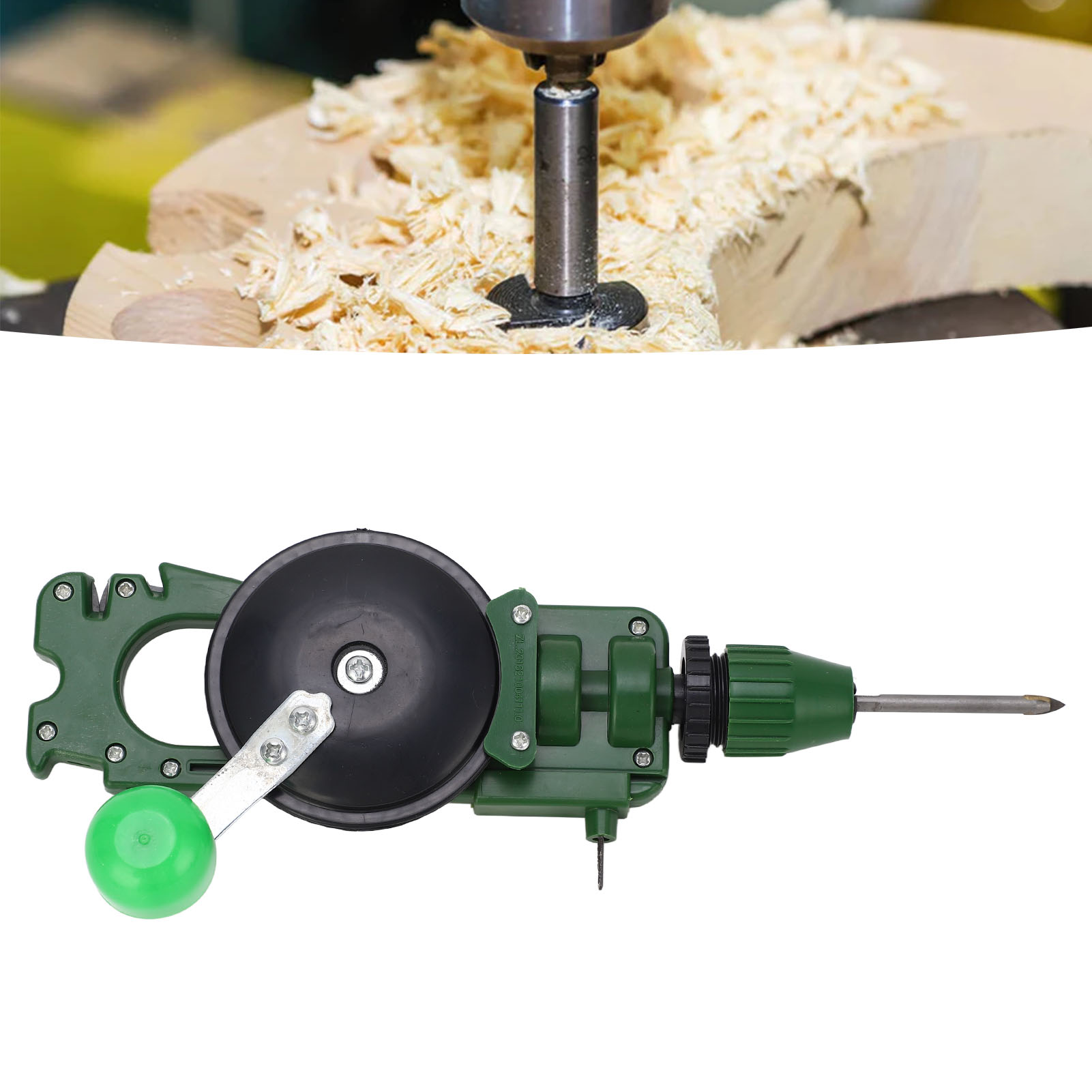 Handkurbelbohrmaschine, Handkurbelbohrmaschine, Glasschneider, Integrierter Glasschneider, Multifunktionaler Keramikschneider, Elektrische Bohrmaschine