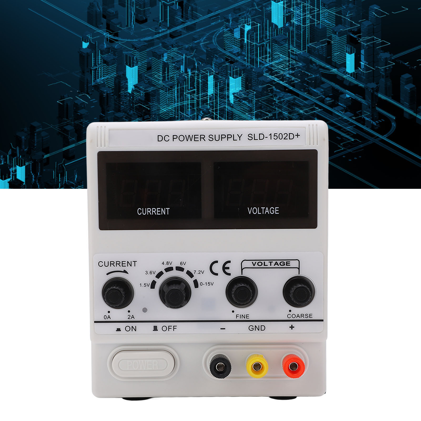Digitales Wattmeter Sld-1502d+, Multifunktionales Geregeltes Gleichstromnetzteil, Europäischer Standard Ac220 ±10%