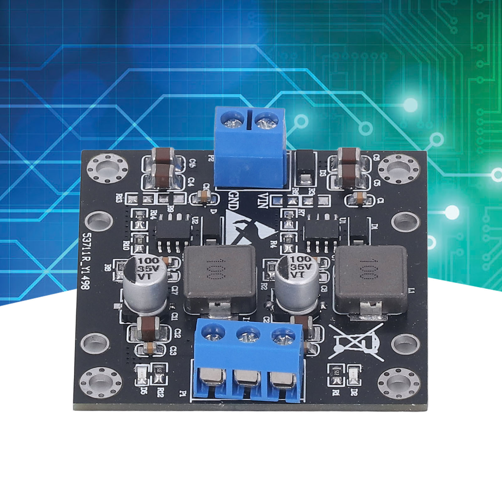 Das Schaltnetzteilmodul Tps54360 Arbeitet Mit Umgekehrter Spannungsversorgung Und Liefert Eine 12v-stromversorgung Mit Geringer Restwelligkeit.