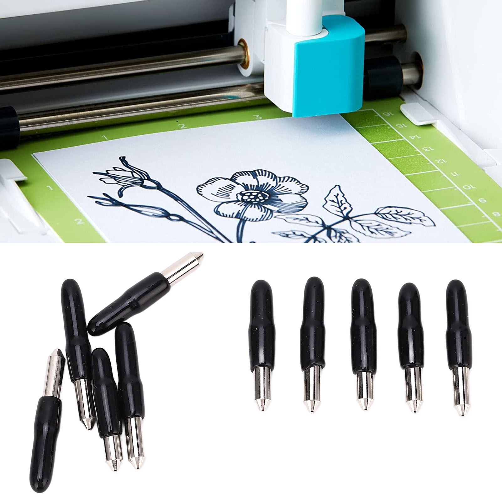 Packung Mit 10 Joy-messern, Mittelgrob, 60°, Für Cricut Joy-serienmaschinen