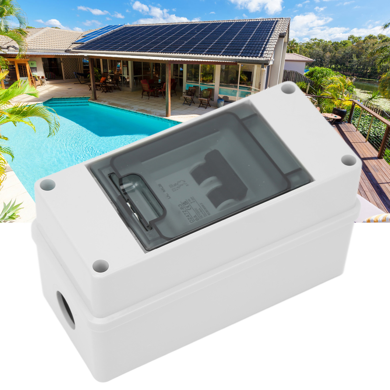 Miniatur-2p-leistungsschalter, 1000v Dc-trennschalter, 6a Dc-miniatur-leistungsschalter Für Solar-photovoltaikanlagen, Mit Schutzart Ip65.
