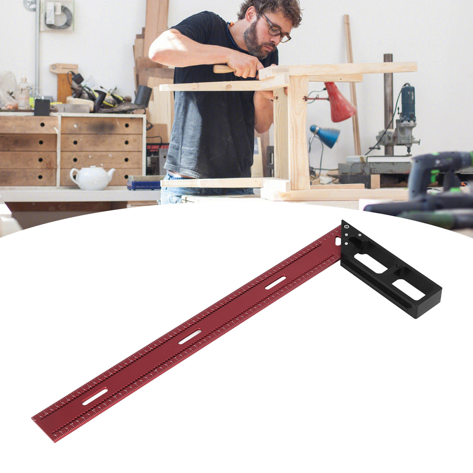 42 Cm Präzisions-markierungslineal Für Die Holzbearbeitung