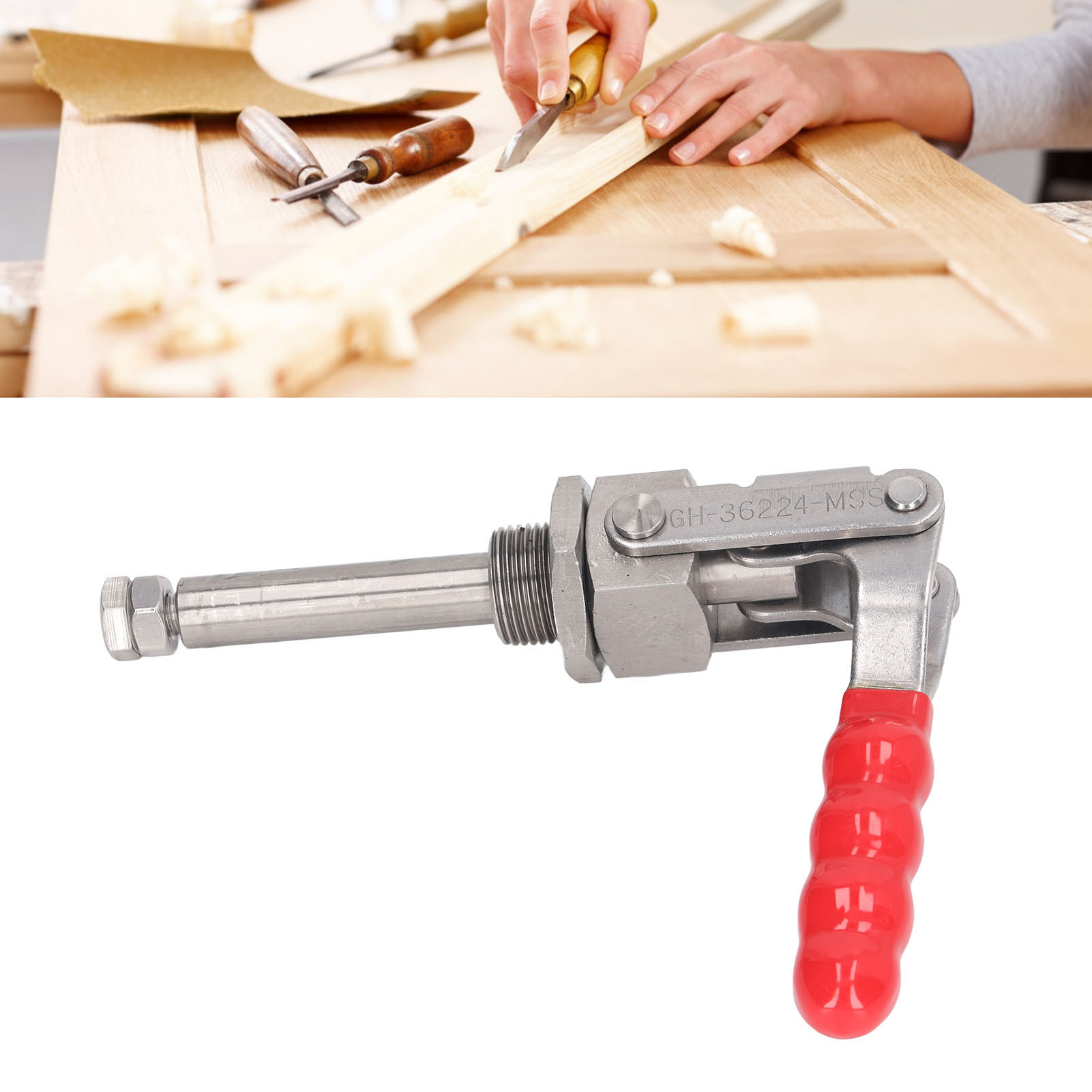 Gh-36224-mss Edelstahl-schnellverschluss-schlauchschelle, Push-pull-typ