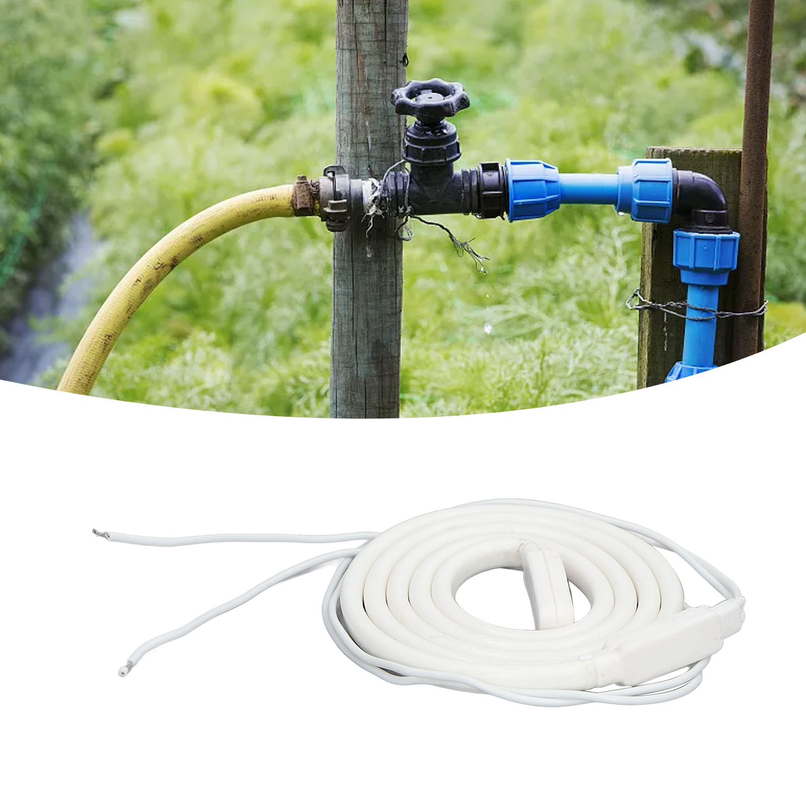 Kühlraum-ablaufrohr Typ 5 X 8 X 1000 Mm, Abtau-heizdraht, Heizplatte, Wärmetauscher, 1 M Silikon-heizband, Wasserdichtes Und Frostsicheres Heizkabel, 220 V Wechselstrom, 40 W