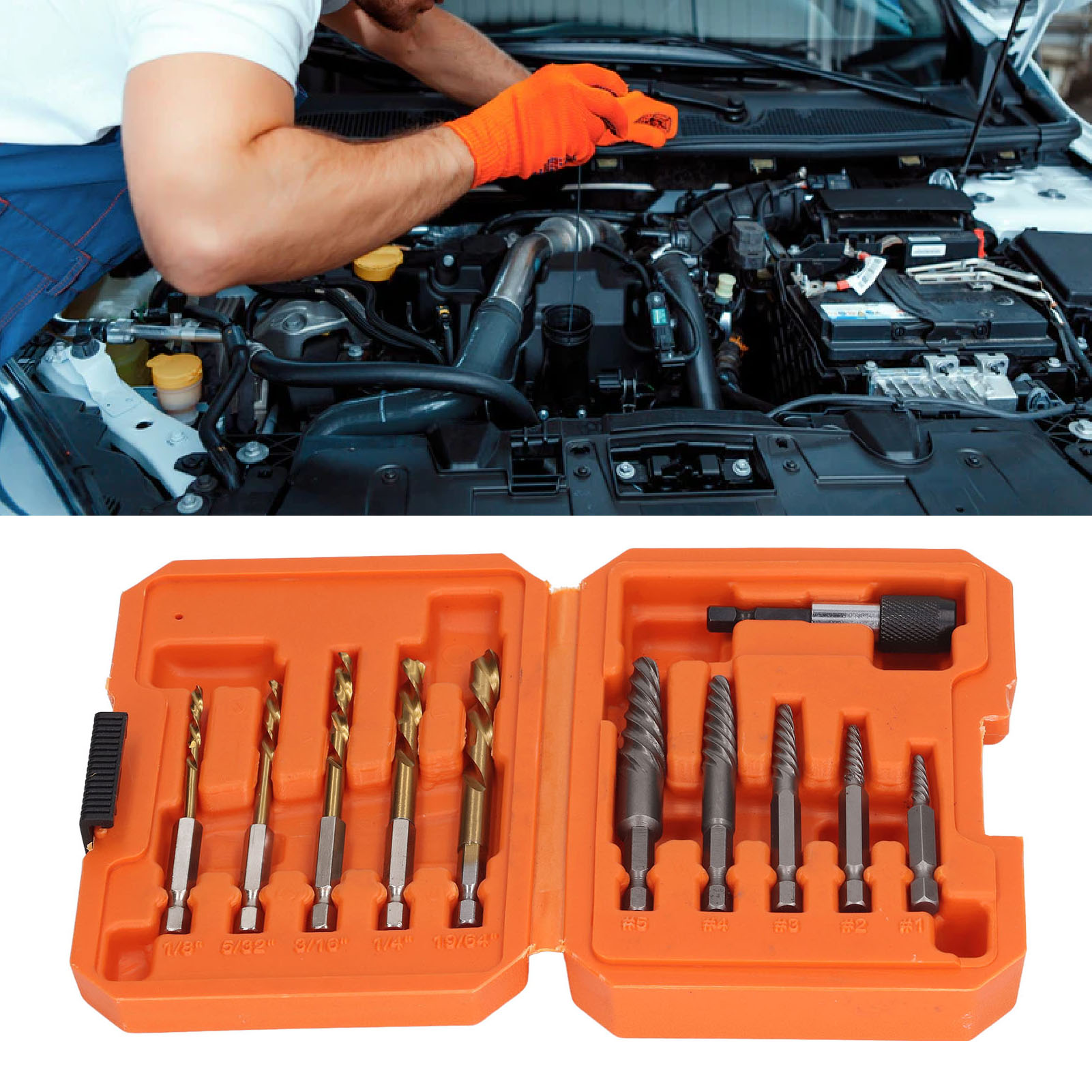 Set Mit 11 Schraubenausdrehern/entfernern Für Abgebrochene Schrauben