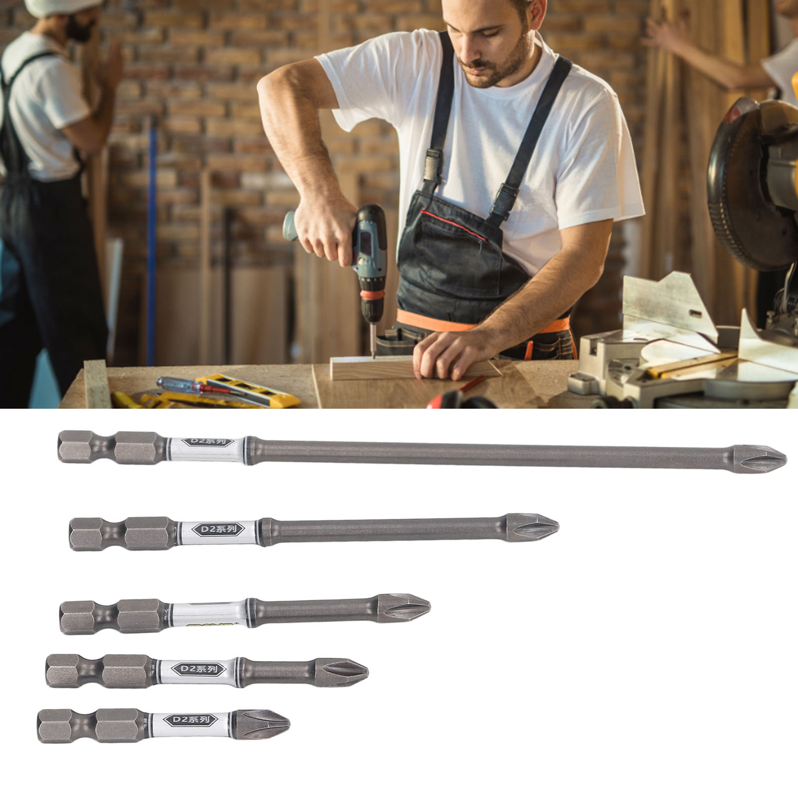 Bits Für Elektrische Schraubendreher, S2-stahl, Starker Magnet, Hochharte Schraubendreherbits, Bits Für Druckluftschrauber