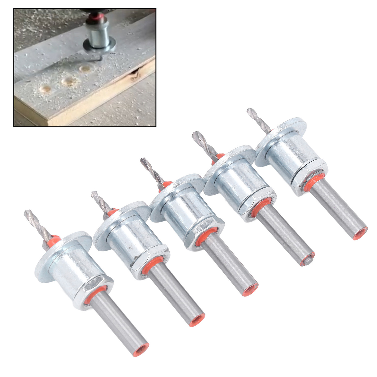 Verstellbares Senkbohrer-set, Kegelbohrer, Stufenbohrer, Selbstschneidender Schraubendreher, Stufenbohrer Für Holzmontage Mit Aluminiumkopf