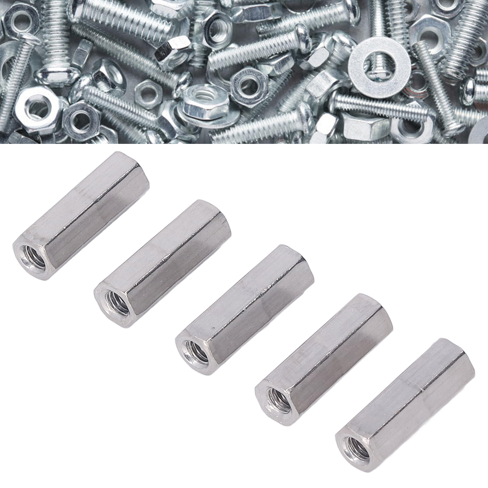 Sechskant-verbindungsmutter M61.0-10-l30mm Aus Edelstahl 304