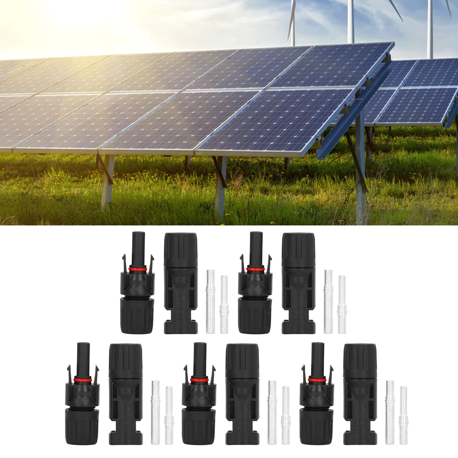 Kabelverbinder Für 1000-v-dc-solarpanel, Ip67, 45-a-photovoltaikanschluss