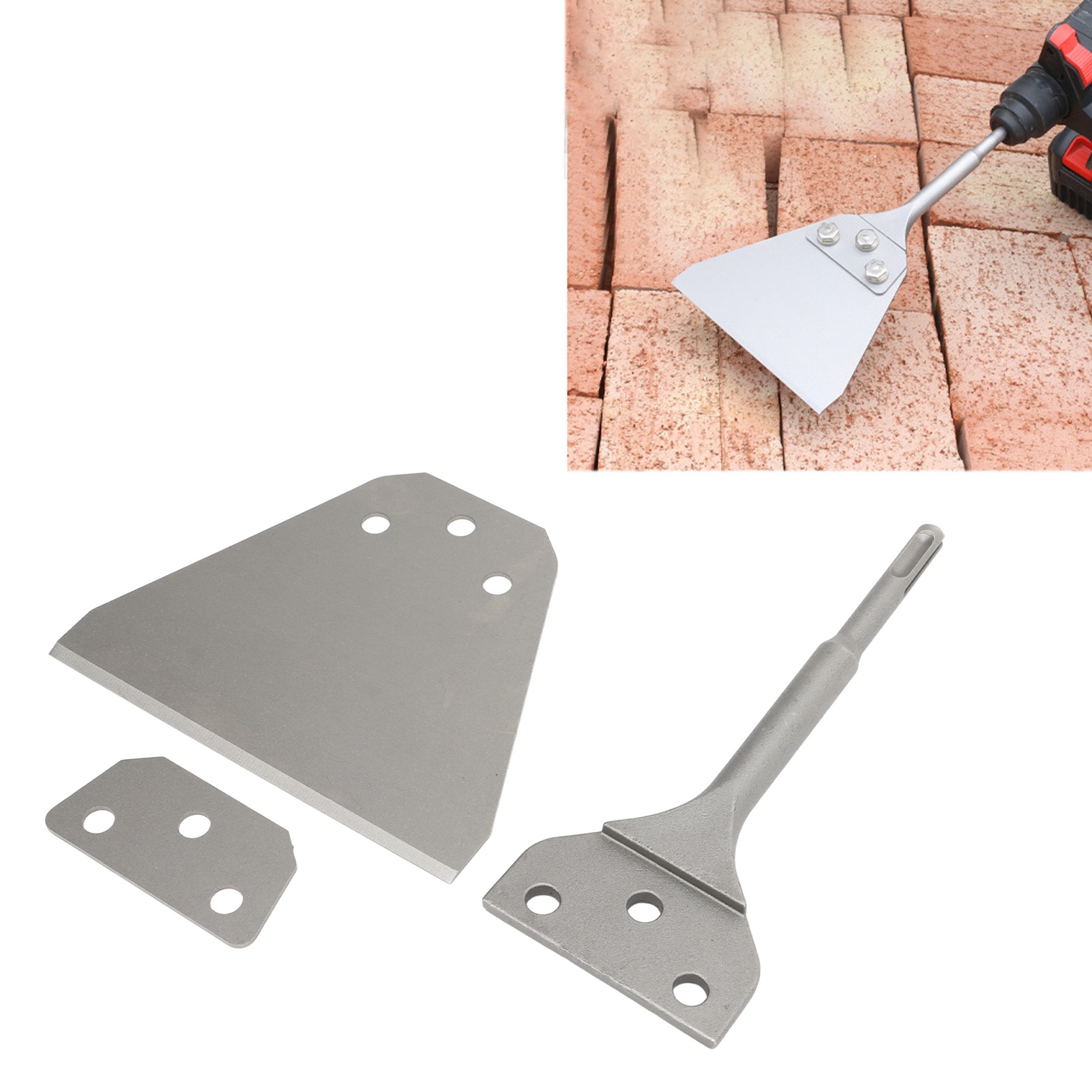 Elektrischer Bohrhammer Mit 15 Cm Stiel, Ultradünnem Sds-blatt, Rundgriff Und Zwei-nut-meißel