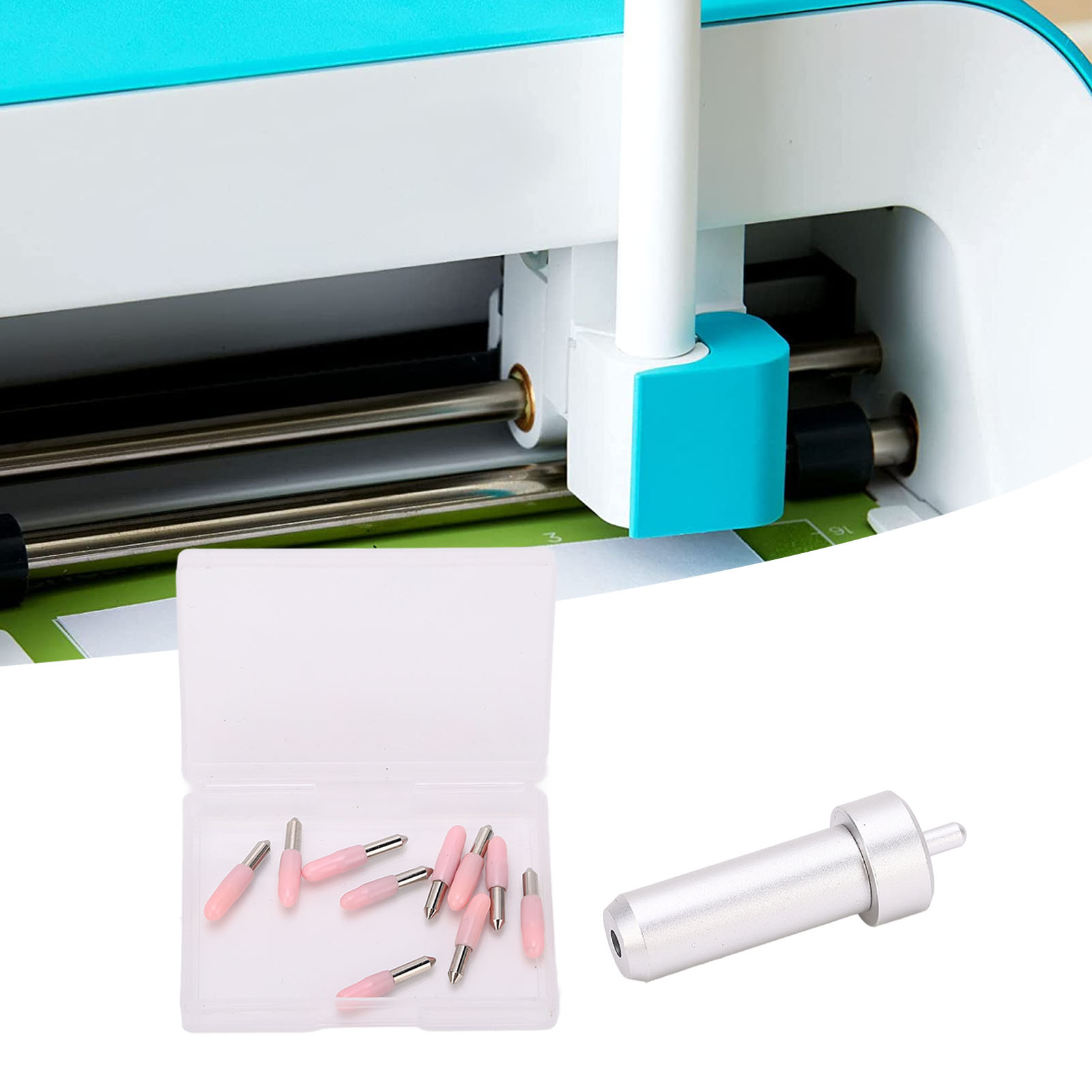 10 Joy-messer Mit 30°-winkel + Messerhalter Für Cricut Joy-serienmaschinen