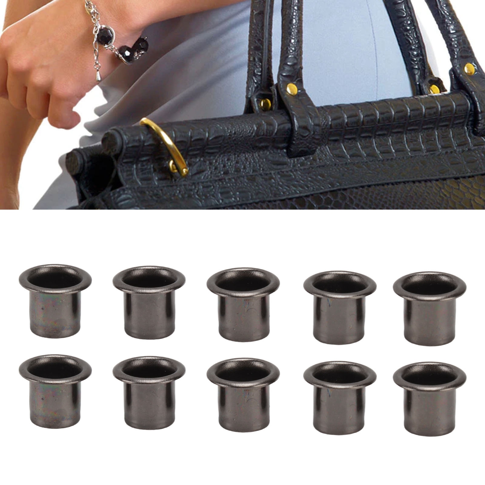 100 Metallscheiben Mit Innenliegender Runder Öse, Diy-nieten, Lederwarenzubehör, Schuhbelüftungslöcher, Leinenschuhe, Schnellverschlussschuhe, Öse, Niete, 7-mm-belüftungsloch.