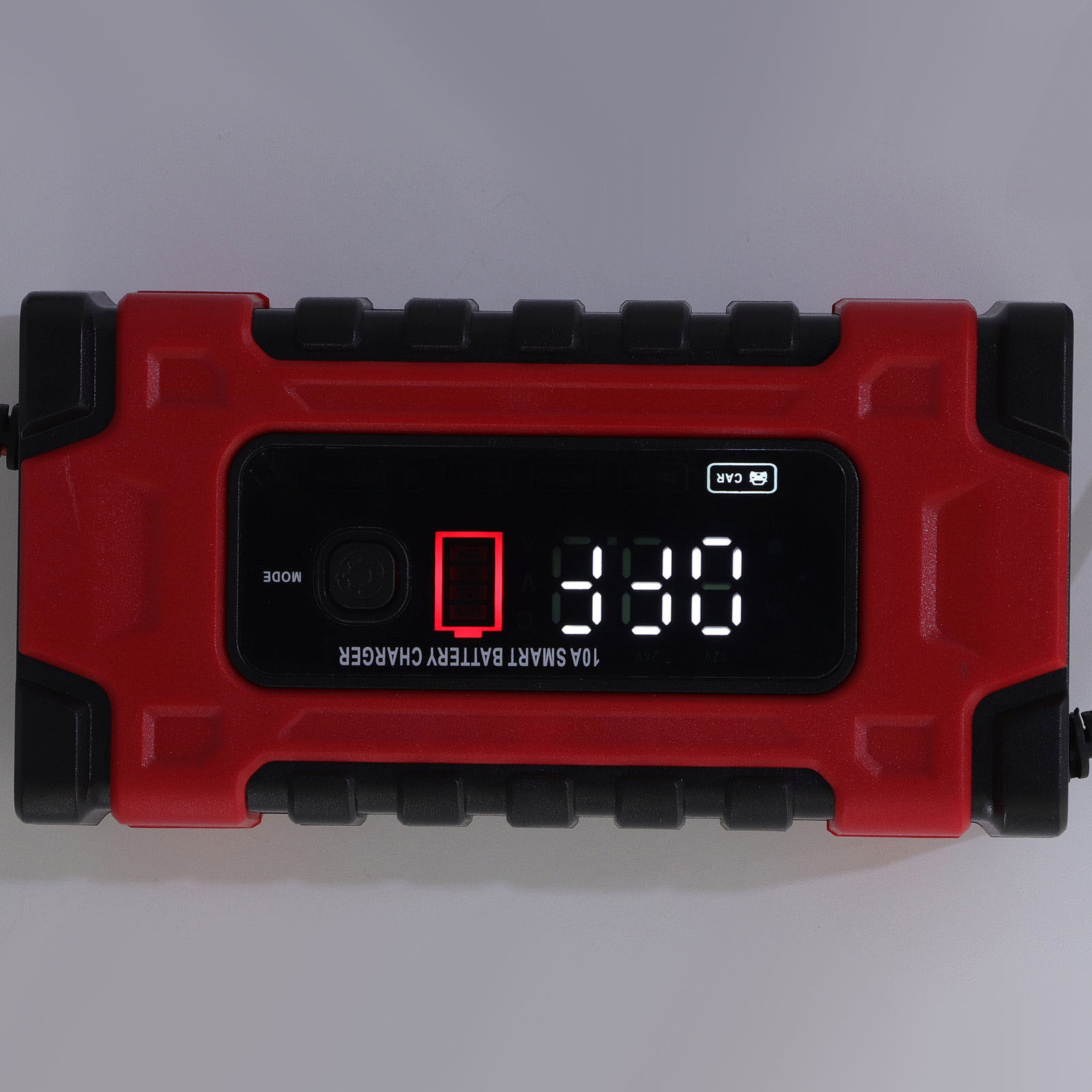 Foxsur 12v/24v Akkuladegerät Mit Großem Display, Intelligentem Reparatur-ladegerät, Europäischer Standard Ac100240v