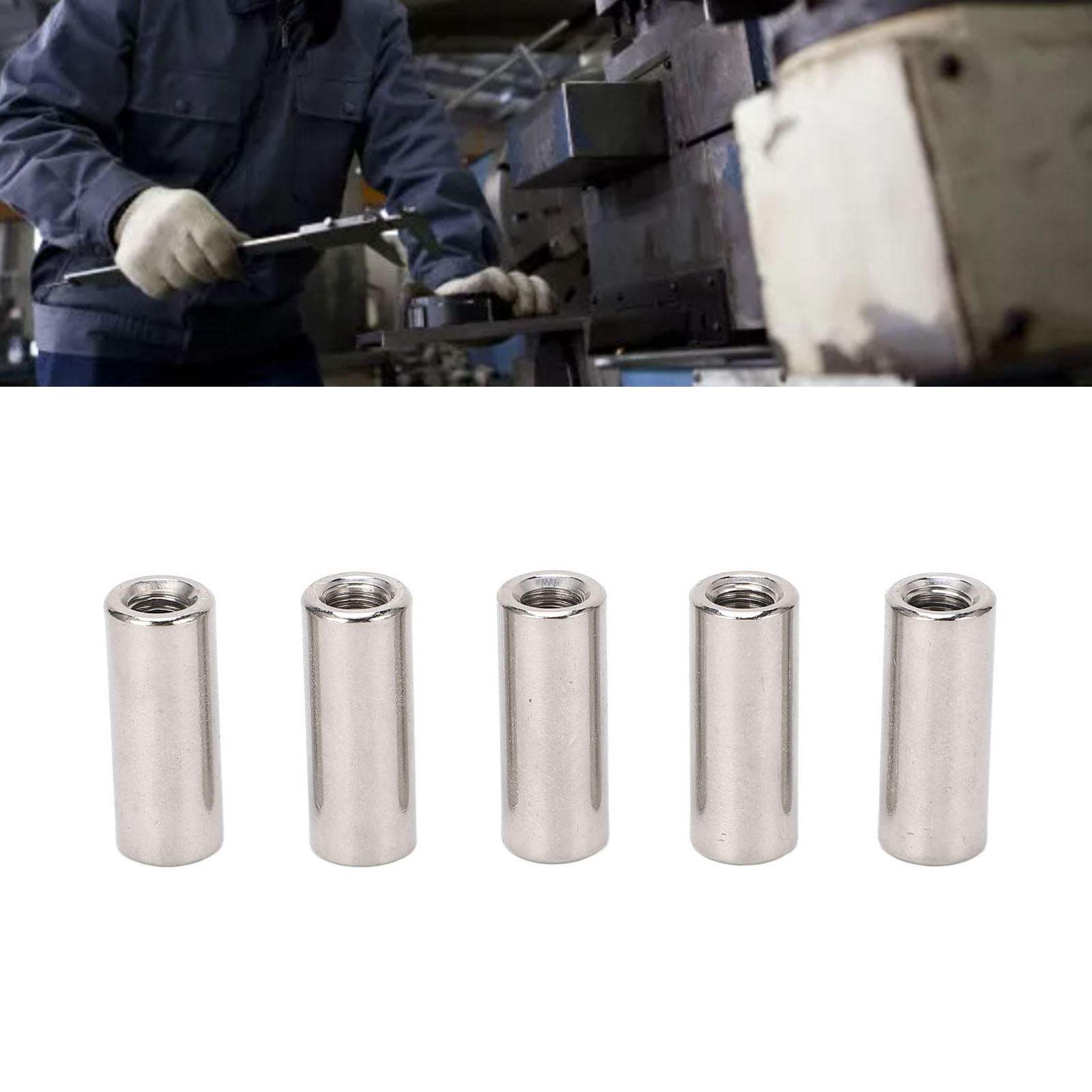M61.0-10-l25mm Zylinder-verbindungsmuttern-set Mit Innengewinde (20 Stück)
