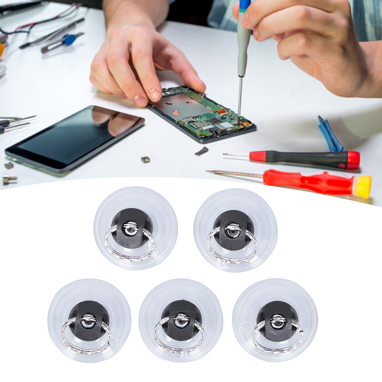Elektronikreparaturwerkzeuge, Demontagewerkzeuge, Saugnapf Zur Bildschirmabnahme (5 Stück)