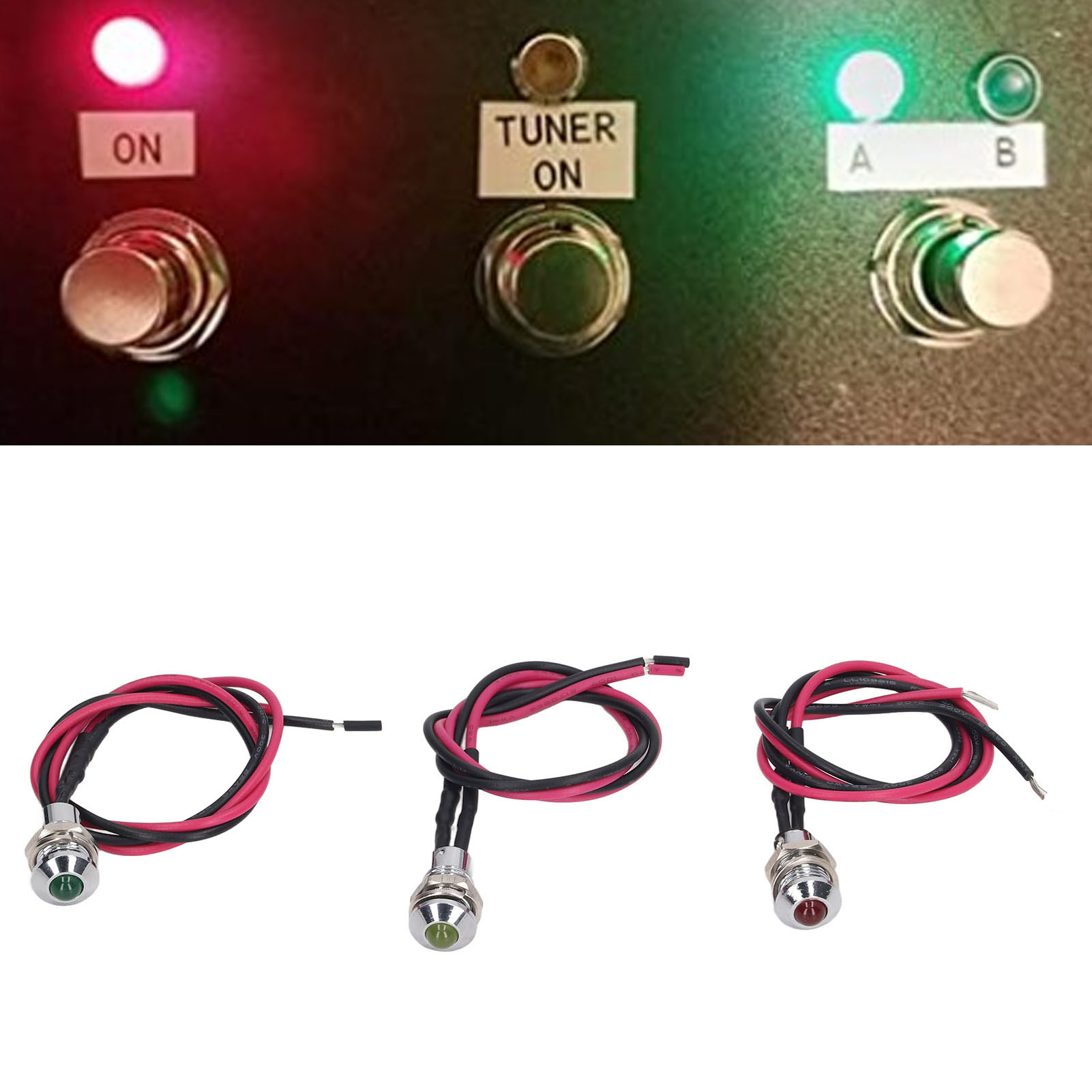 24v Wasserdichte Led-anzeigeleuchte Aus Metall