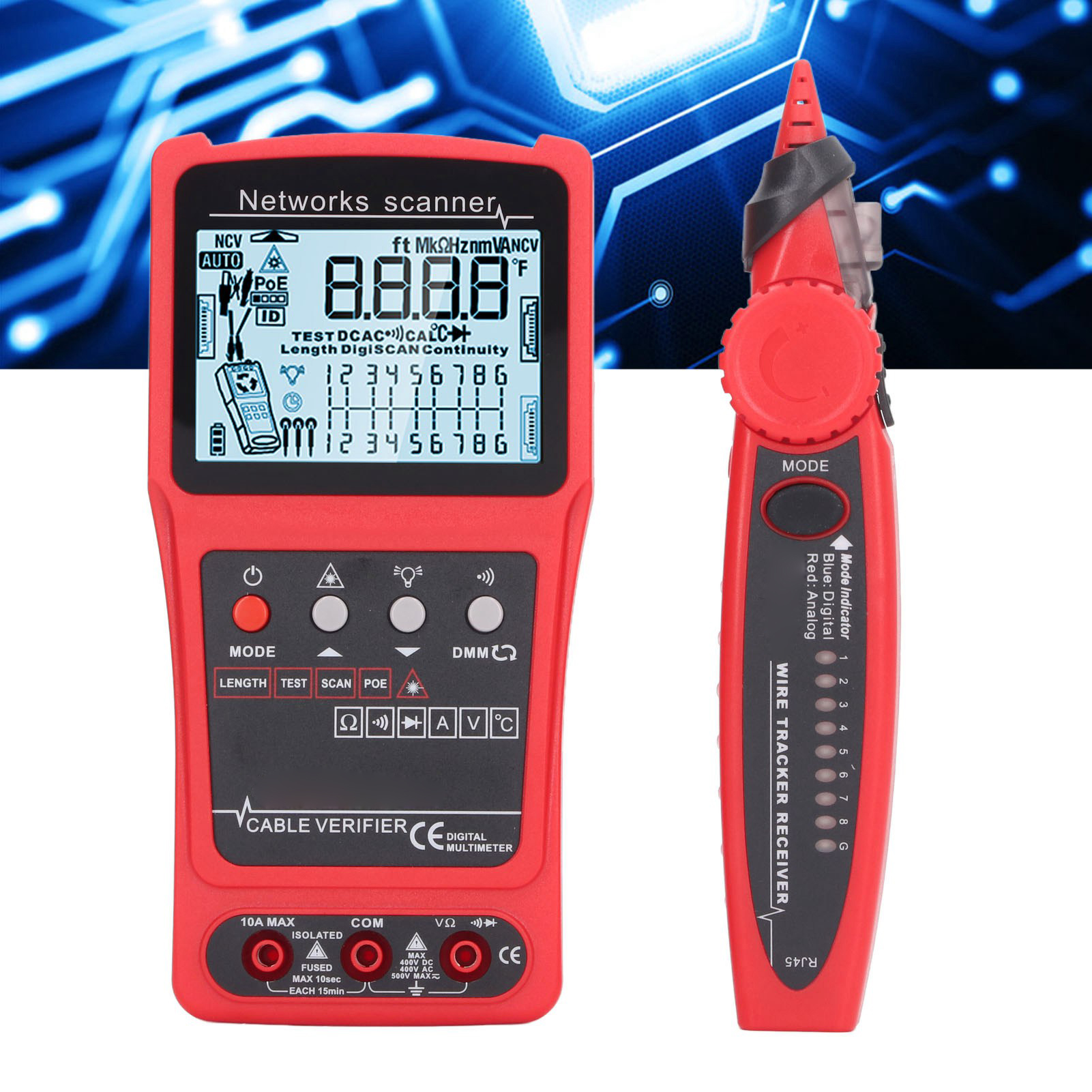 Et628 Digital/analog Netzwerkdetektor