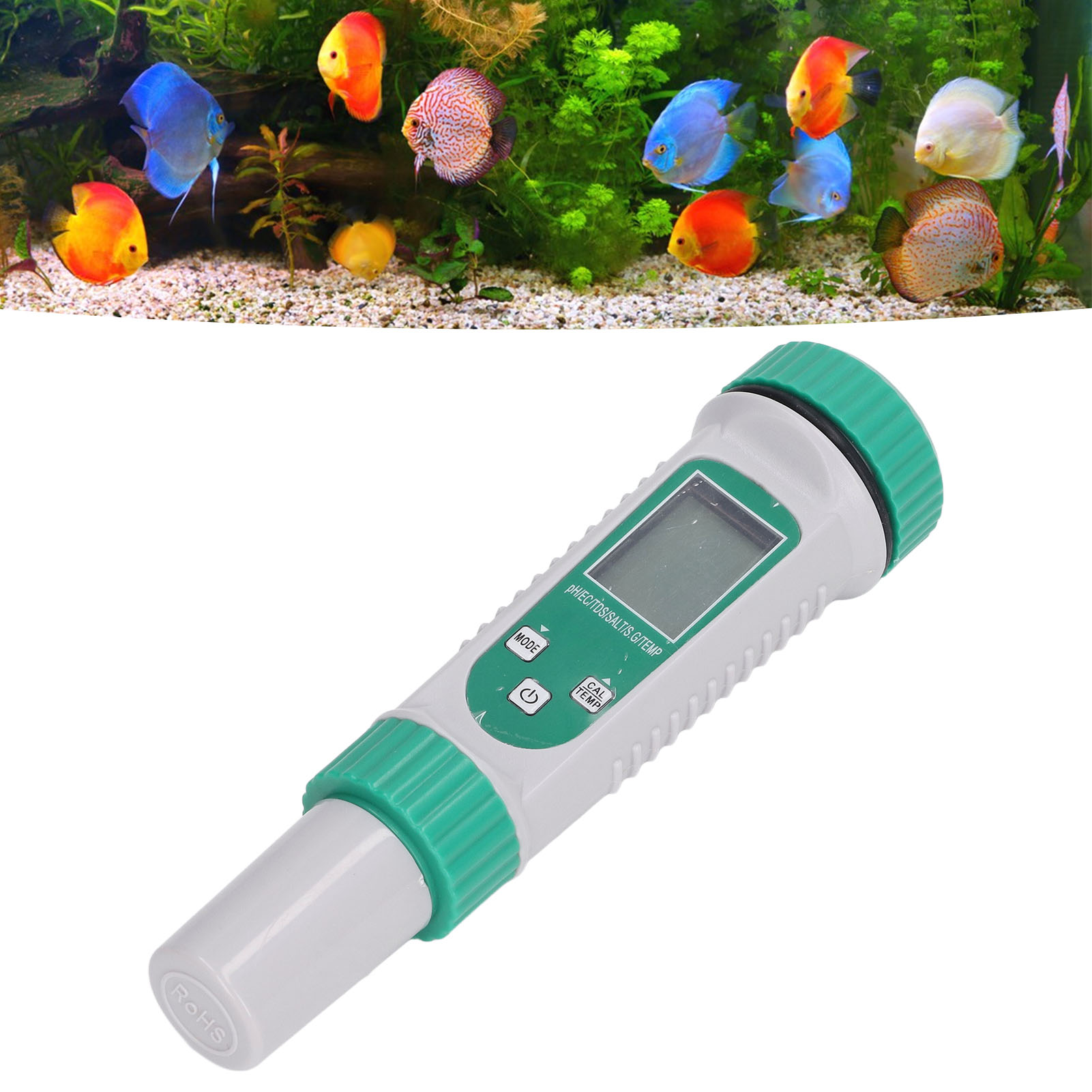 6-in-1 Wasserqualitätsmessgerät Ph-786: Ph-wert, Elektrische Leitfähigkeit, Gesamtfeststoffgehalt, Salzgehalt, Multifunktions-messstift, Trinkwasser-säuremessgerät