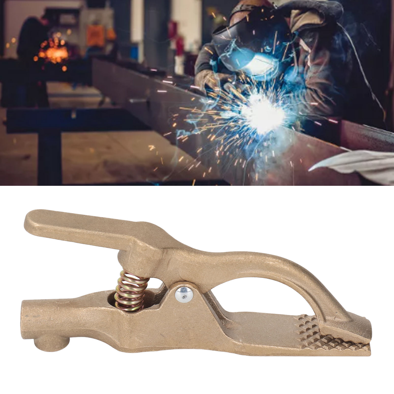 Tigerkopf-erdungsklemme Komplett Aus Kupfer Für Wig/mag/mag-elektroschweißen, 500 A