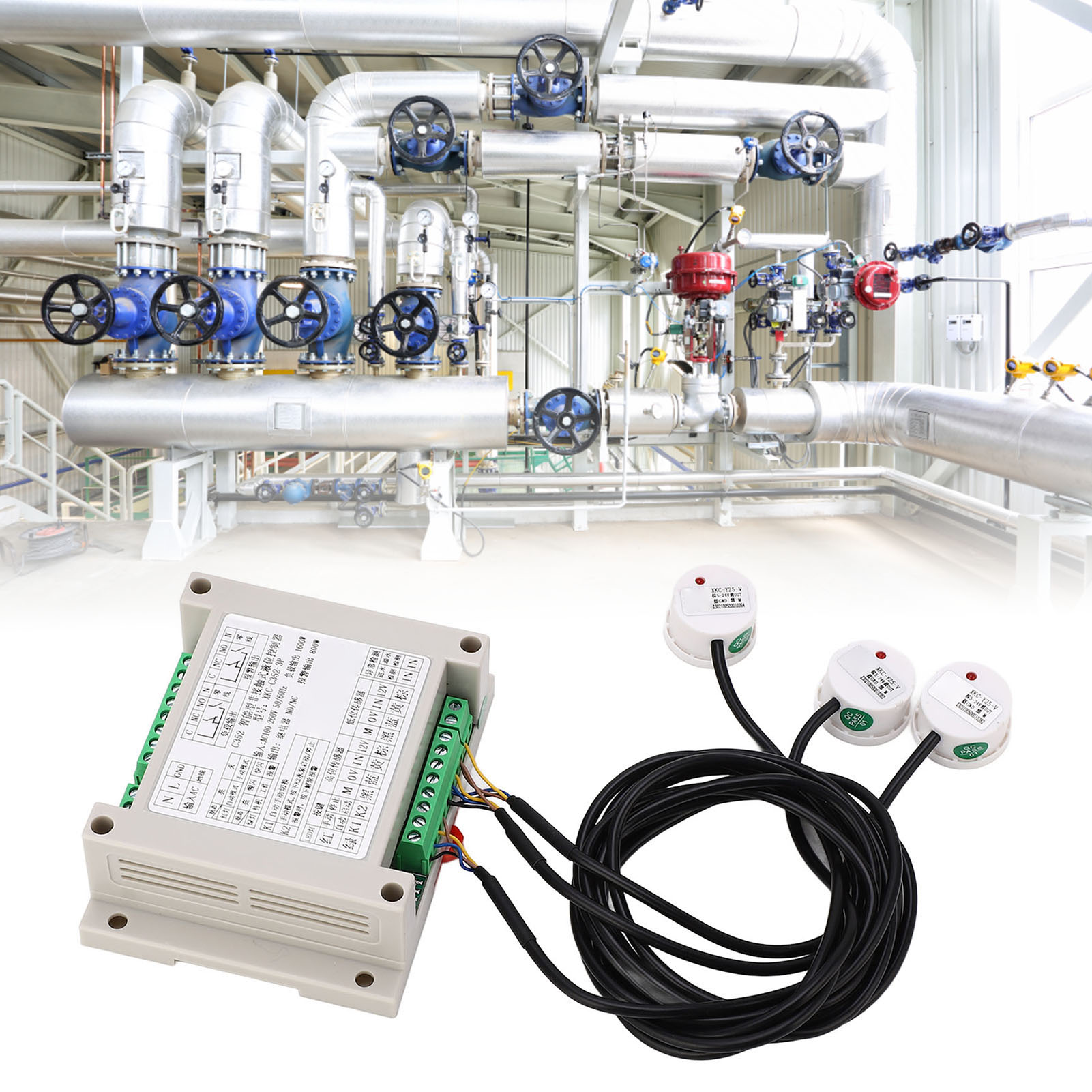 Xkc-c352-3p Berührungsloser Flüssigkeitsstandregler, Intelligenter Niveauschalter Für Wasserpumpen, Hoch- Und Niedrigstandregler Für Ein- Und Auslass Der Wasserpumpe, 100–260 V Wechselstrom
