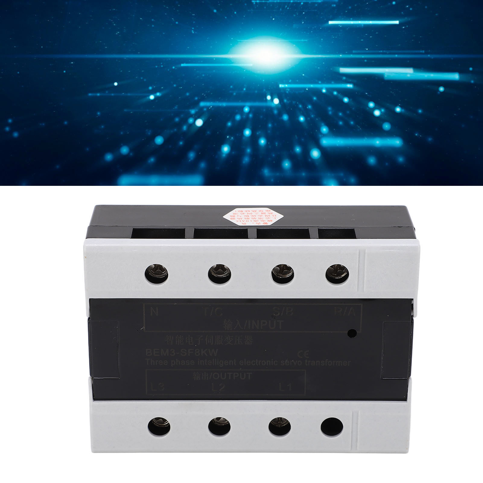 Berm@8kw Intelligenter Dreiphasiger Elektronischer Servotransformator: Dreiphaseneingang 360–420 V Ac Dreiphasenausgang 200–230 V Ac
