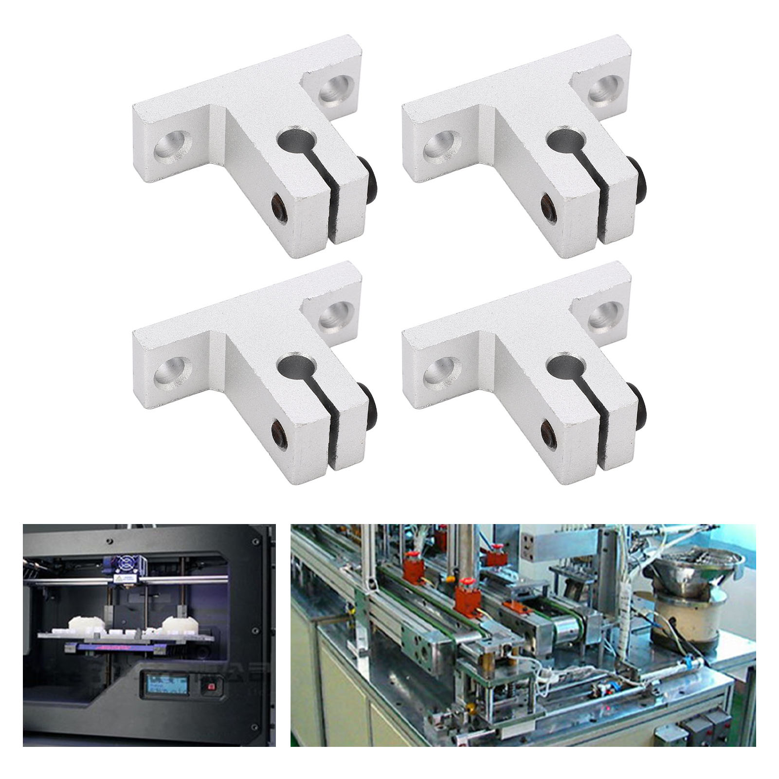 Vertikale Halterung Sk6 Aus Aluminiumlegierung Zur Befestigung Von Führungsstange Und Wellenende.