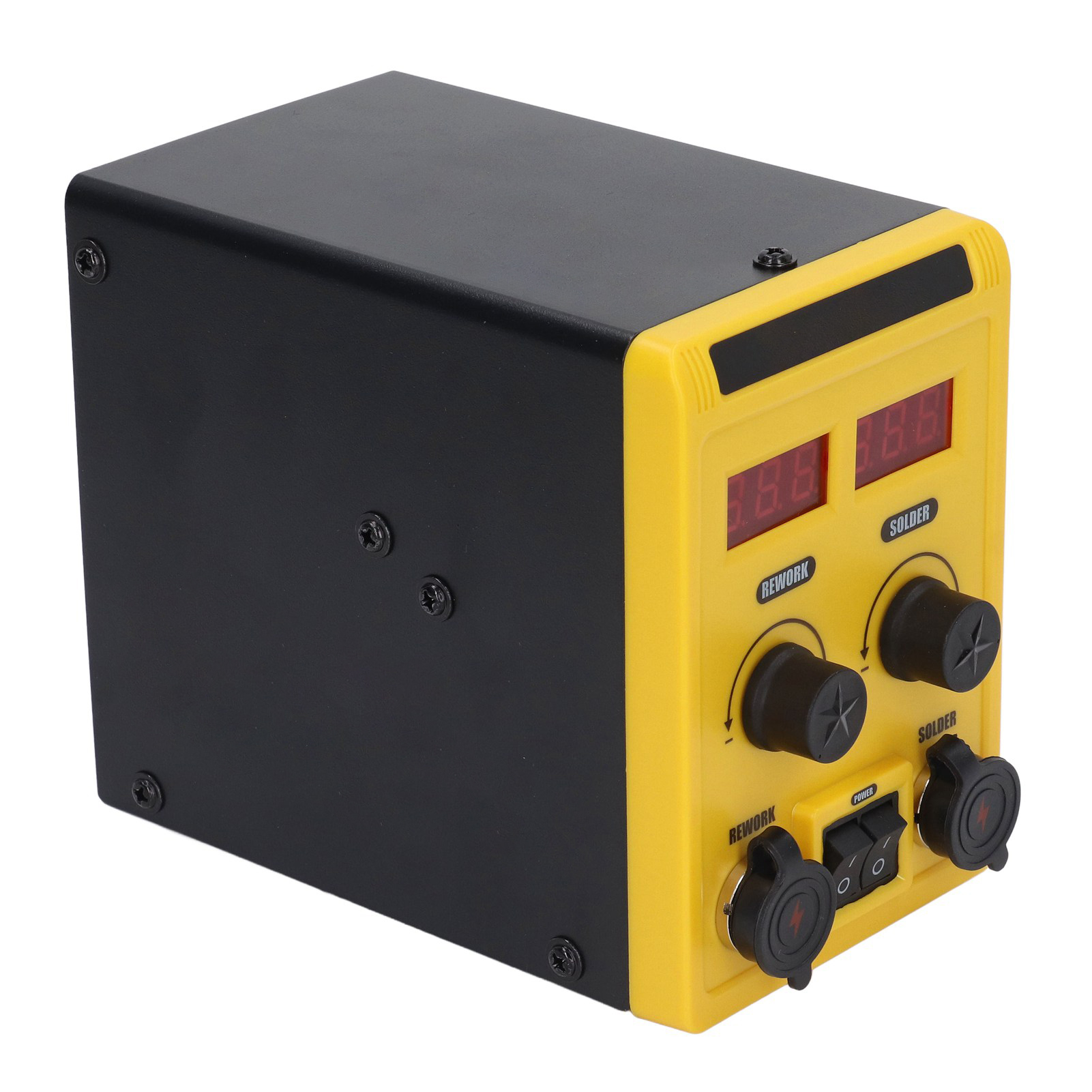 8589d 2-in-1 Heißluft-lötstation: Heißluftpistole Mit Konstanter Temperatur, Entlötstation Mit Einstellbarer Temperatur, Europäischer Standard 100–230 V