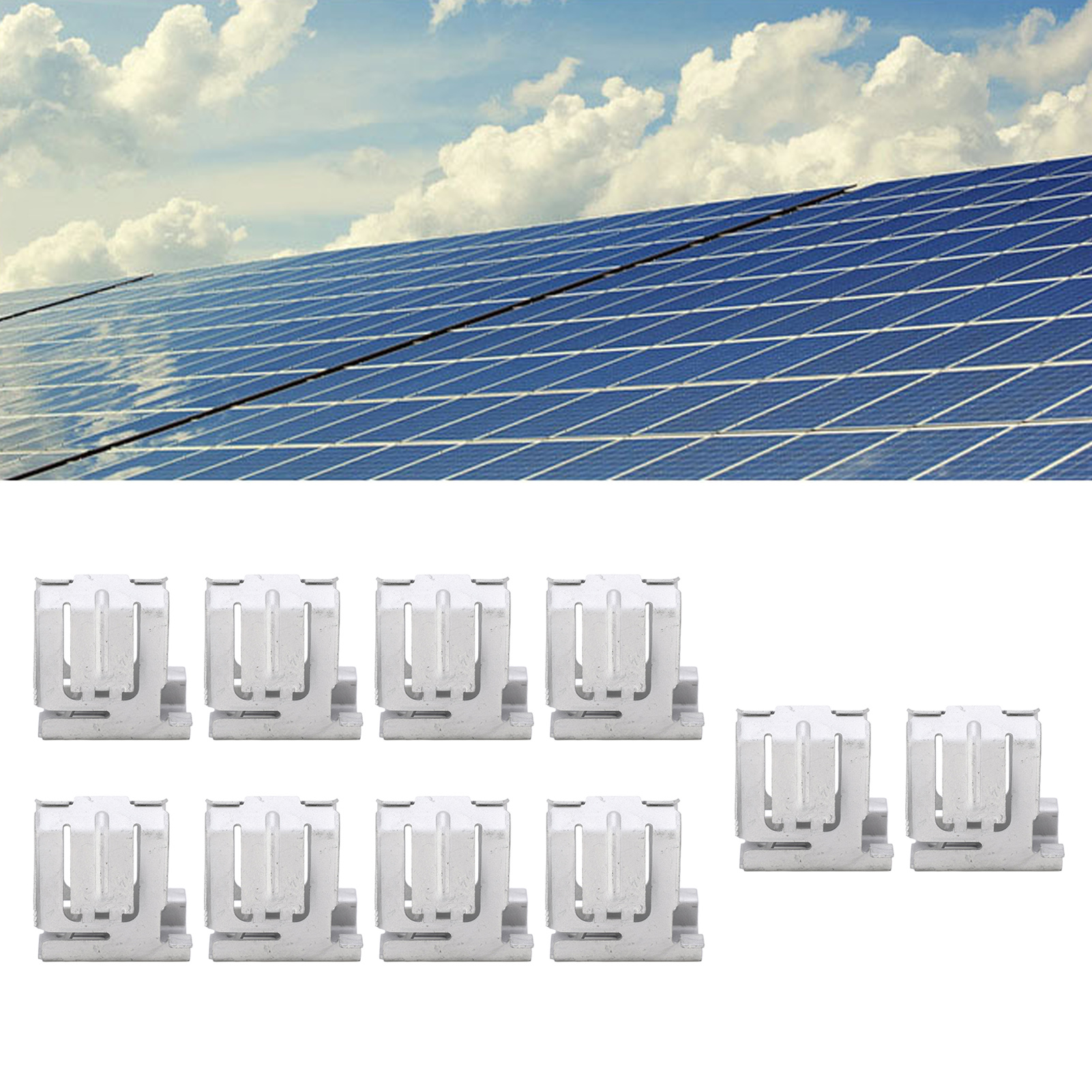 Ing-spf-01c Schnellverschlussclip, Diebstahlsicherung Für Solarmodule, Montagezubehör Für Photovoltaikmodule, Schnellanschluss-erdungsclip