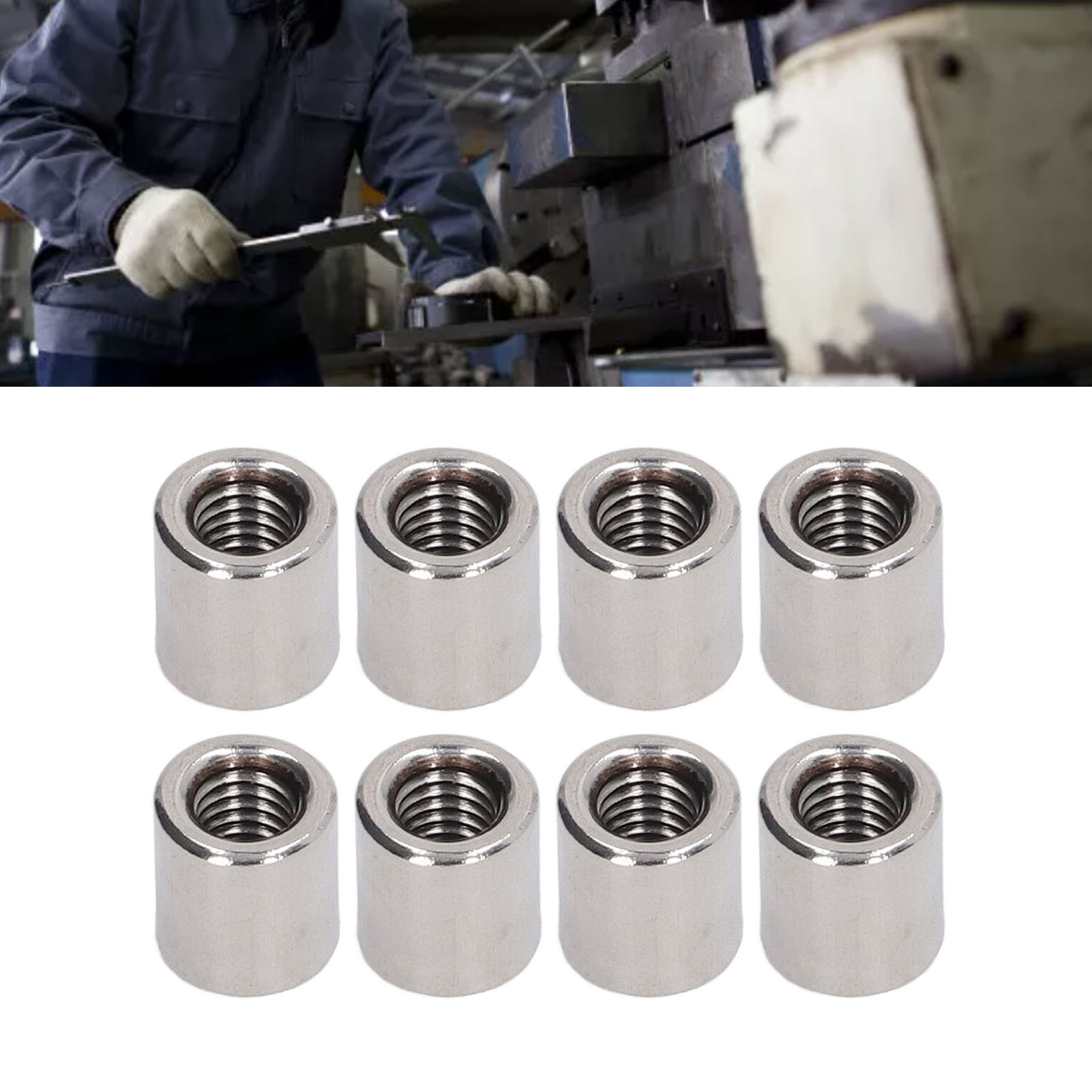 M61.0-10-l11mm Zylinder-verbindungsmuttern-set Mit Innengewinde (50 Stück)