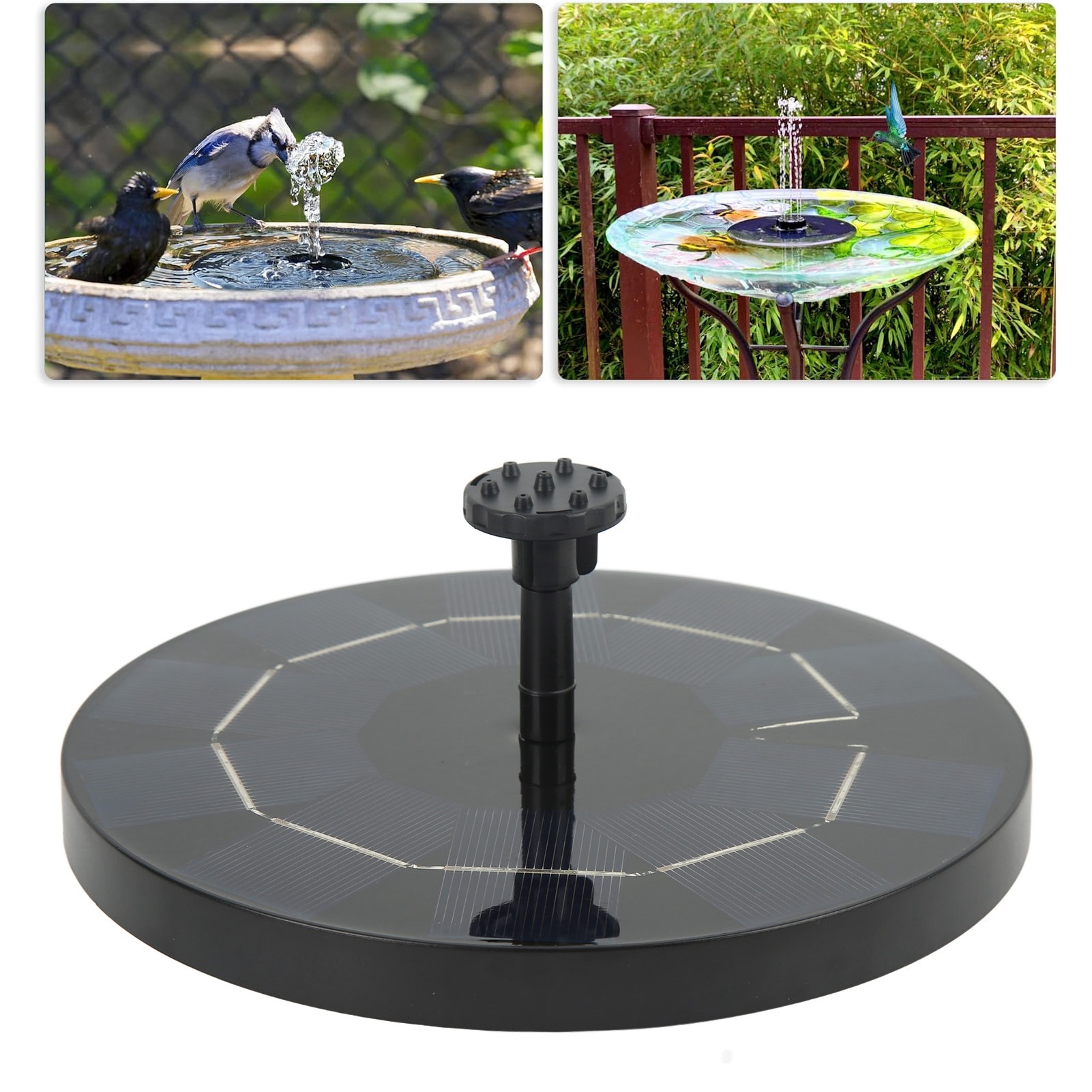 Sf057 Solarelektrische Wasserpumpe, Runde Schwimmende Solarwasserpumpe, 4,5 V Gleichspannung