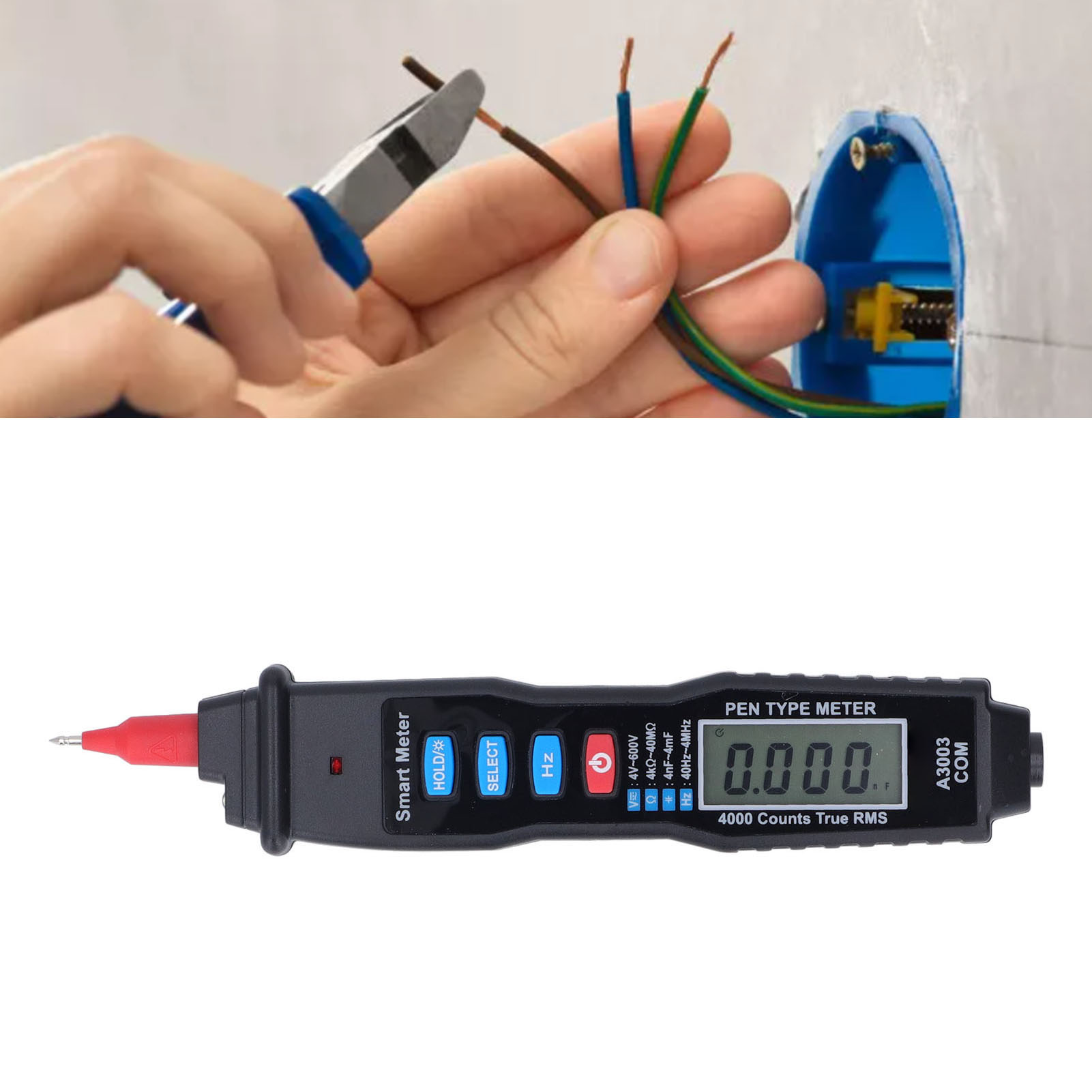 A3003 Stiftmultimeter, Intelligentes Präzisionsmultimeter, Hochpräzises Multimeter, Multifunktionales Digitalmultimeter