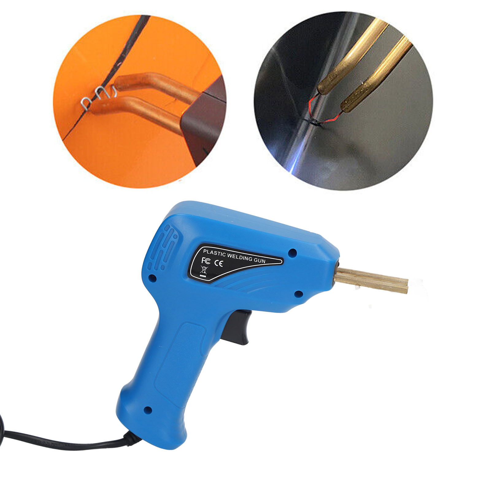 Kunststoffschweißpistole Für Stoßstangenreparaturen, Europäischer Standard 200v-240v, Blau.
