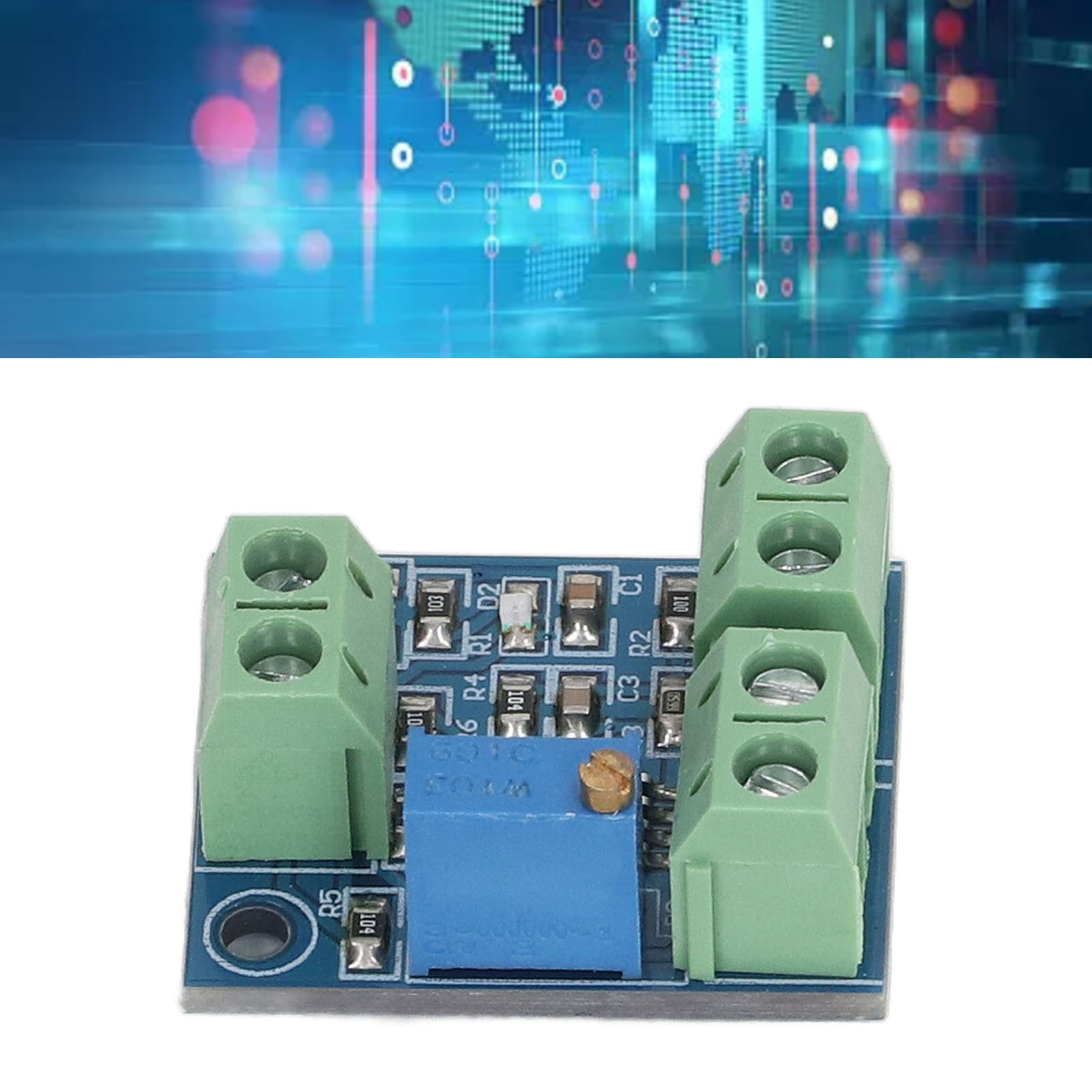 Das Dc10v-30v Strom-spannungs-wandlermodul Wandelt Einen Strom Von 0 Bis 20 Ma In Eine Spannung Von 0 Bis 5 V Um.